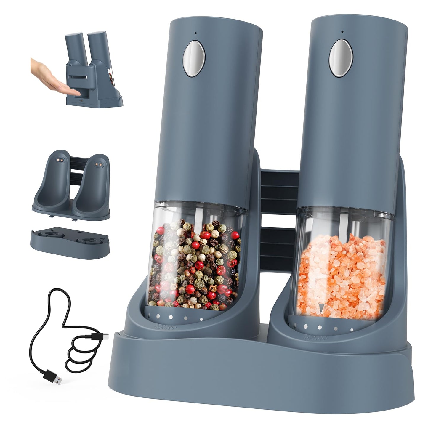 CIRCLE JOY Salt and Pepper Grinder Set