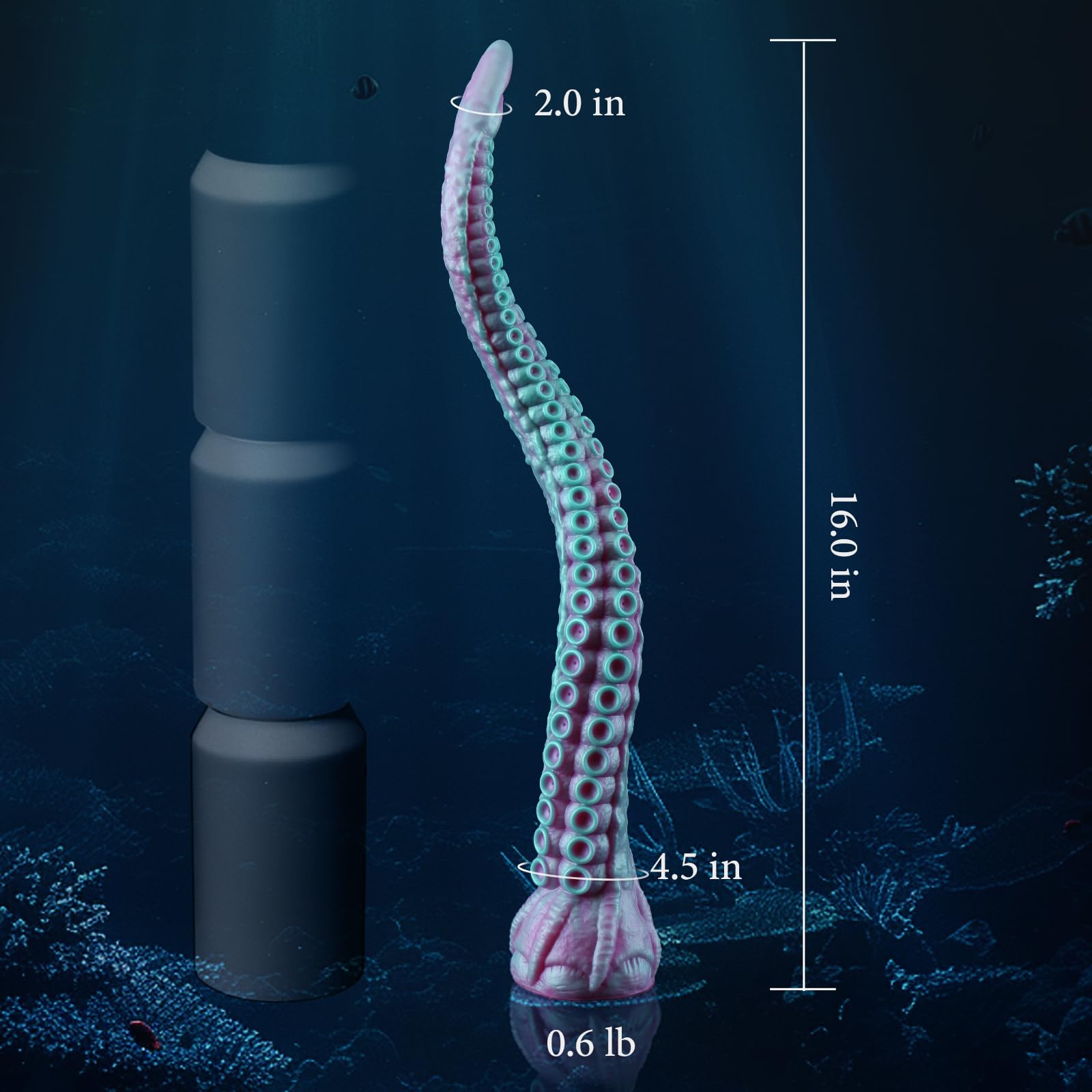 Tentacle Dildo Anal Sex Toys - Long Anal Dildos Fantasy Tentacle Toys with Strong Suction Cup, Silicone Monster Octopus Dildo Huge Butt Plug for Men Women Couples