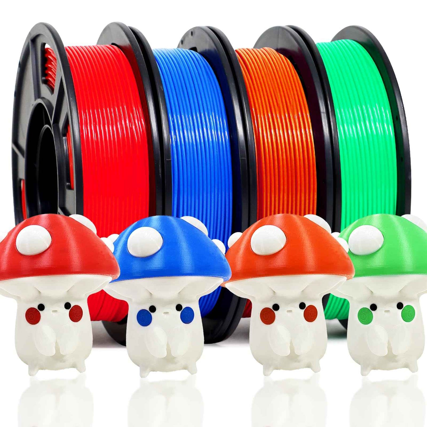 RepRapper PLA Filament Glow Dual PLA Filament 1KG for FDM 3D Printer