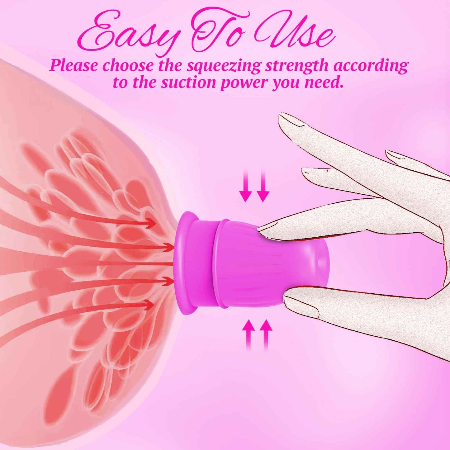 Beginner Nipple Sucker Set – Silicone Mini Nipple Sucking Clamps for Women’s Adult Pleasure in Purple