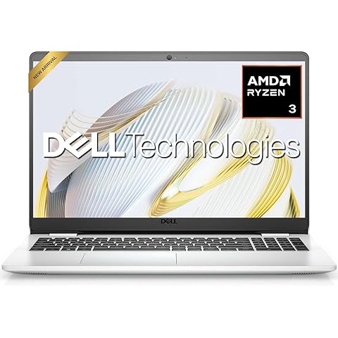 Dell 15 Laptop 15.6in FHD 120Hz Ryzen 5-7520U 8GB 512GB SSD