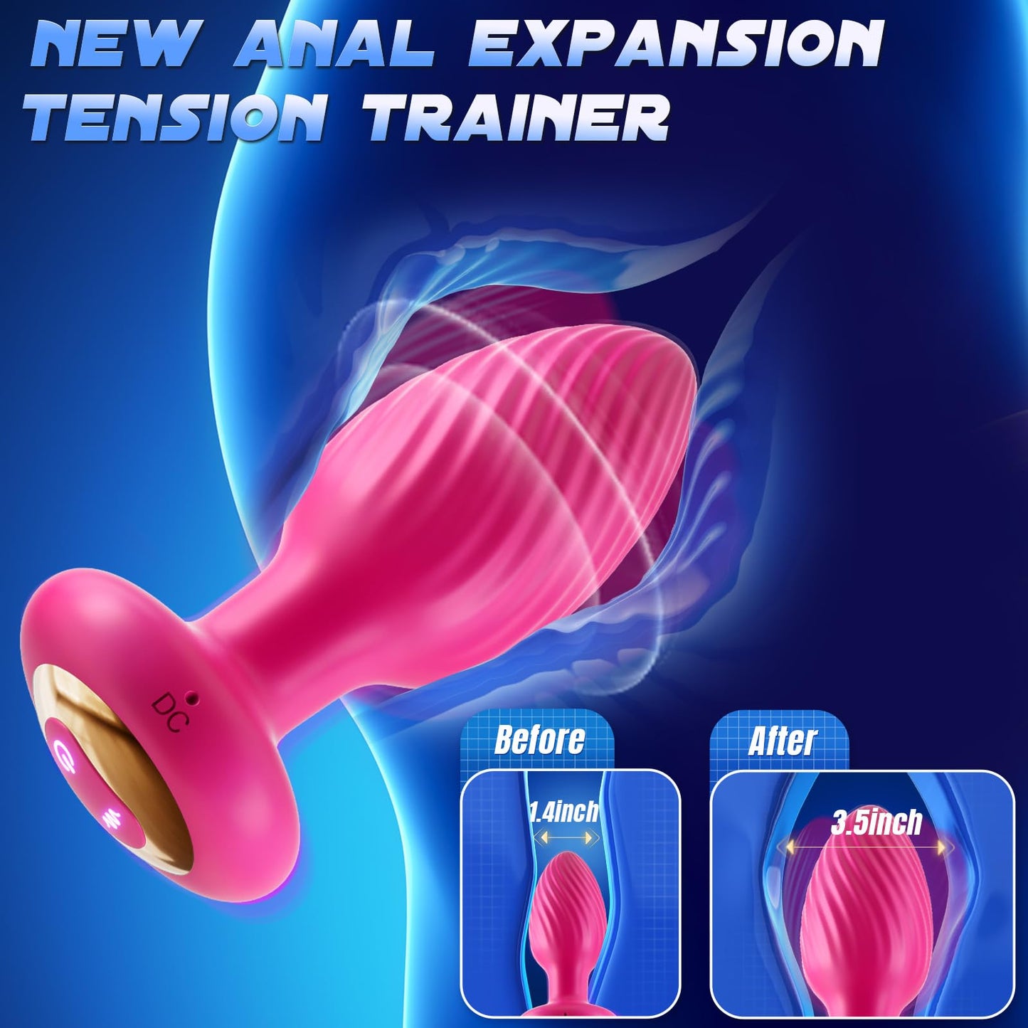 Adult Sex Toys for Men Prostate Massager - Male Sex Toys Games Remote Control, Adult Toys Anal Plug Vibrating Butt Plug Anal Toys Vibrator Mens Sex Toys