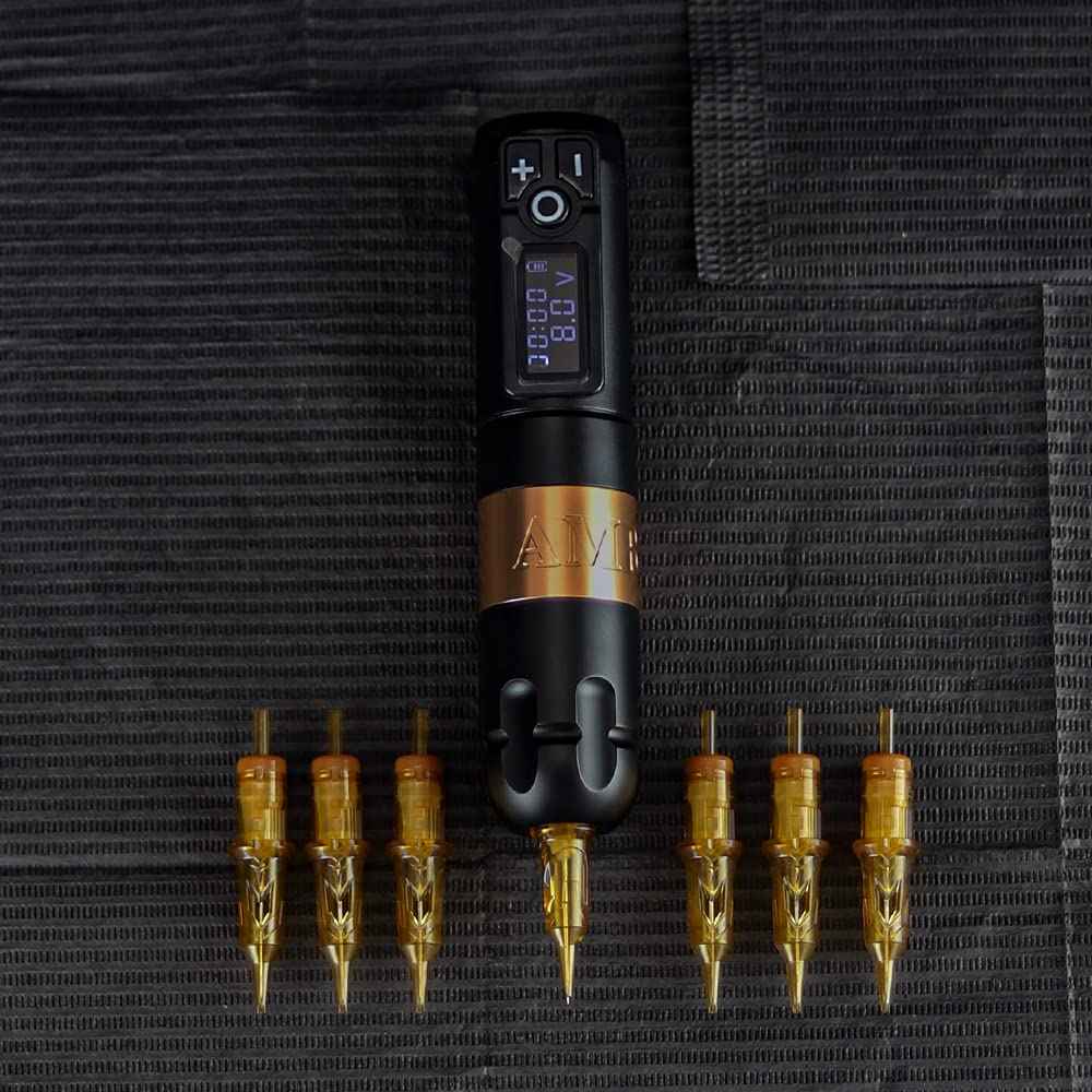 Ambition Glory Tattoo Cartridges Needles Disposable 20pcs 0.25mm Round Liner for Rotary Tattoo Machine Supply