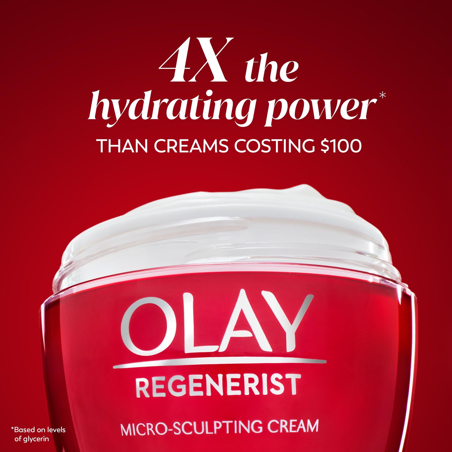 Olay Face Moisturizer, Regenerist Micro-Sculpting Cream for Women, Fragrance-Free Hydrating Anti-Aging, Anti-Wrinkle, Firming Skin Care Hyaluronic Acid, Niacinamide, Amino Peptides, 1.7 Oz (Pack of 3)