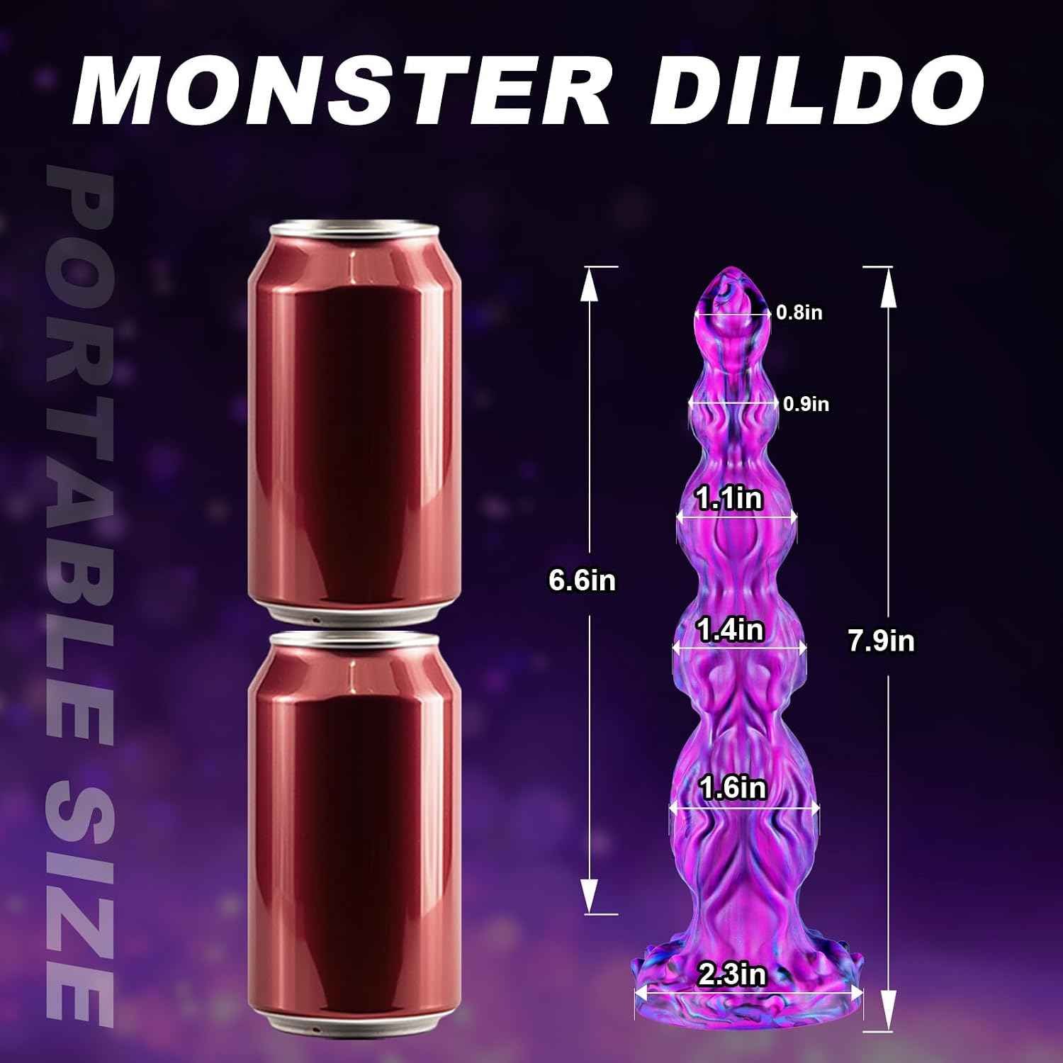 Hainuo Fantasy Monster Dog Knot Dildo with Suction Cup