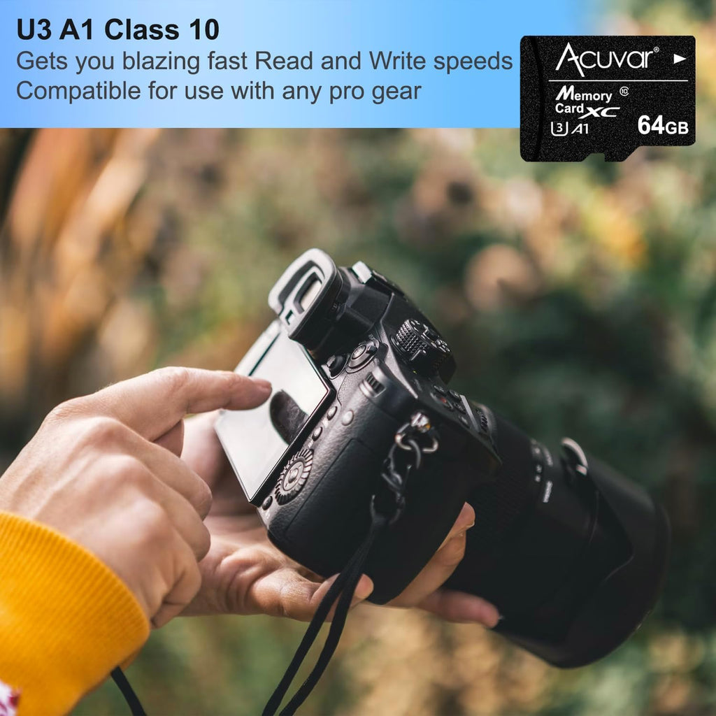Acuvar 4K 64MP Video Camera Camcorder Auto Focus Vlogging Camera for YouTube 60FPS 18X Zoom Digital Video Camera with WiFi, Webcam, Mic, Stabilizer, 64GB SD Card, Card Reader, Remote Control