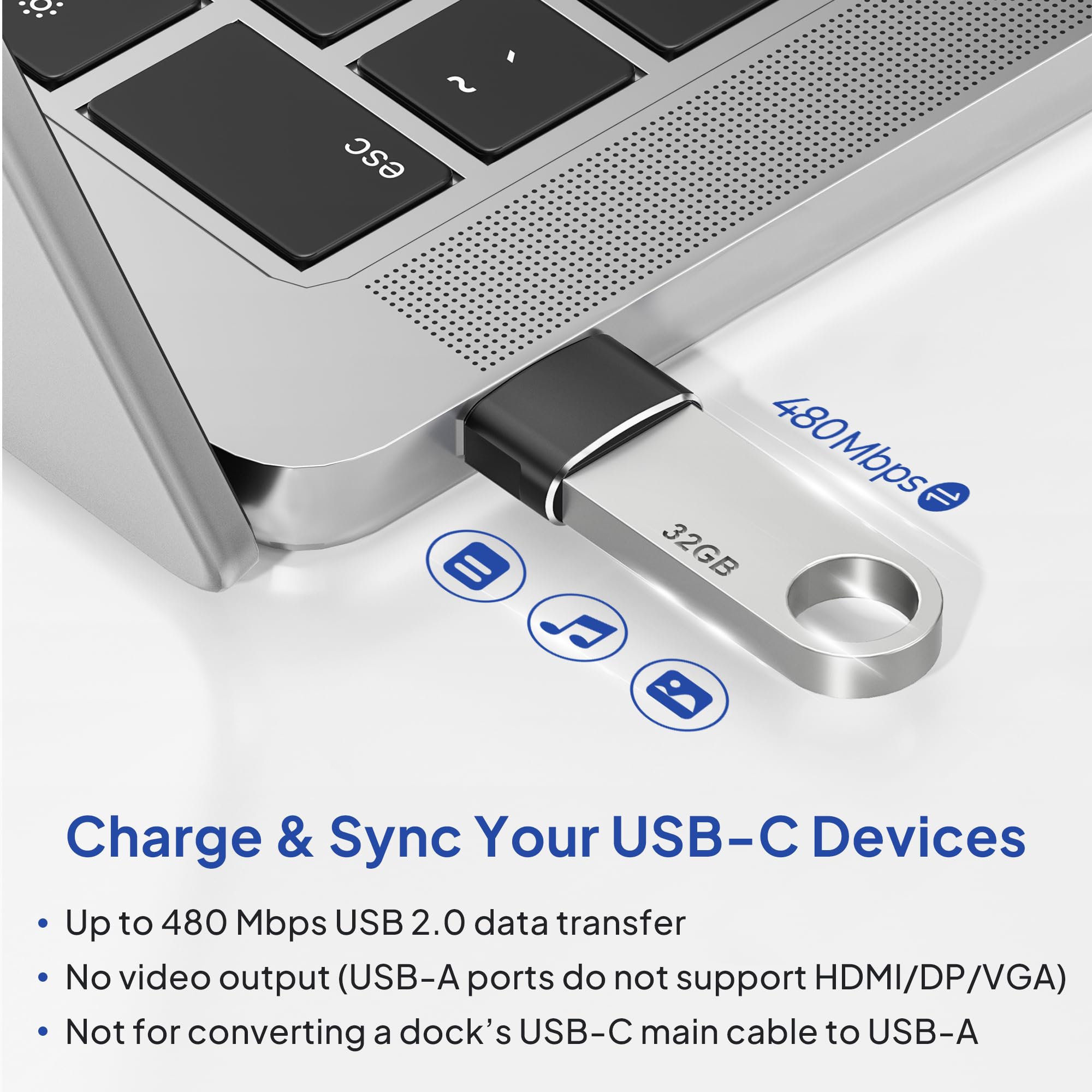 Elebase USB to USB C Adapter for iPhone 17 4Pack,USBC Female to A Male Car Charger Adapter,Type C Converter Apple 16 Pro Max 15 14 Plus,iWatch Watch 11 10 Se Ultra 3,iPad Air,Samsung Galaxy S26,Xbox