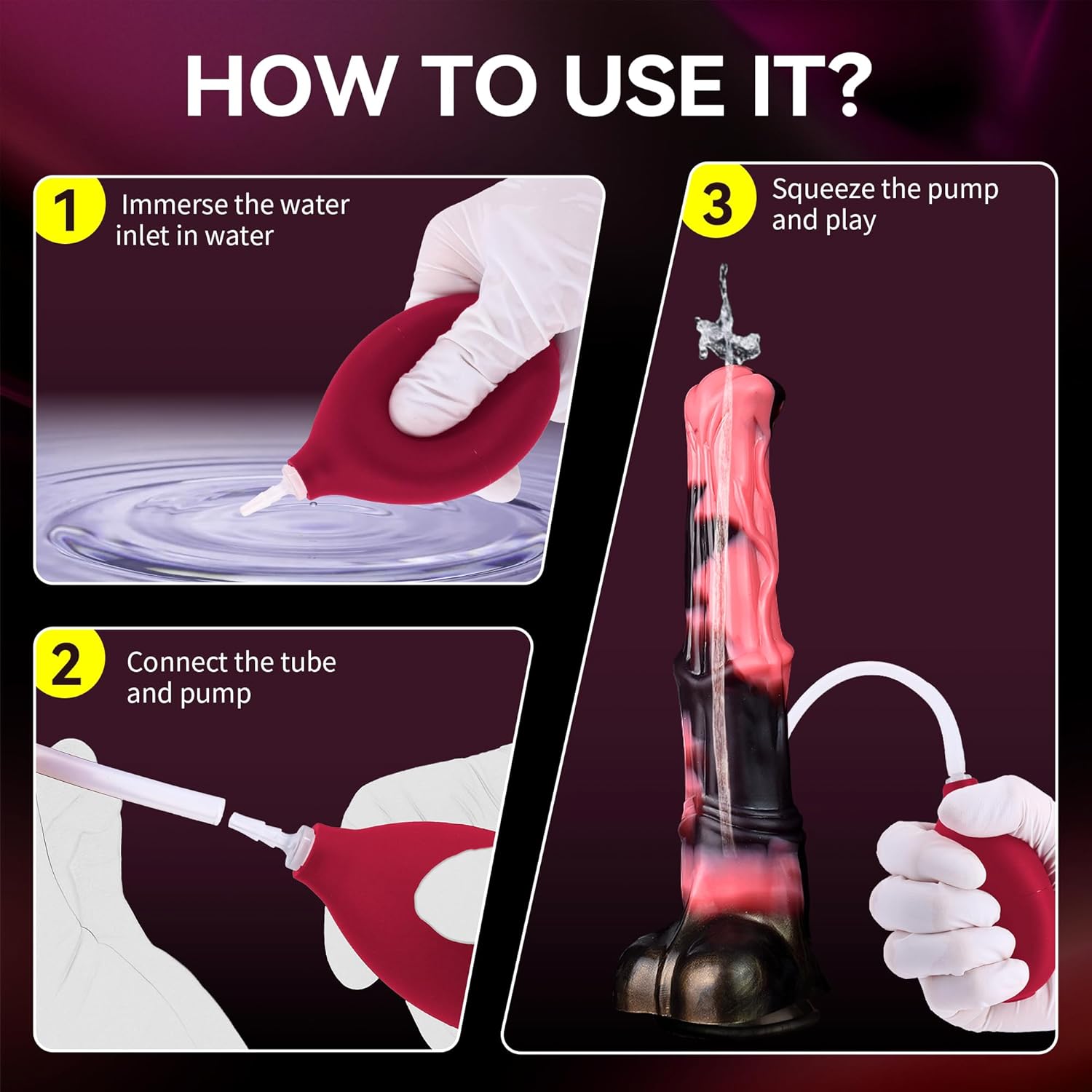 HANXUEBER 12in Fantasy Horse Dildo with Suction Cup