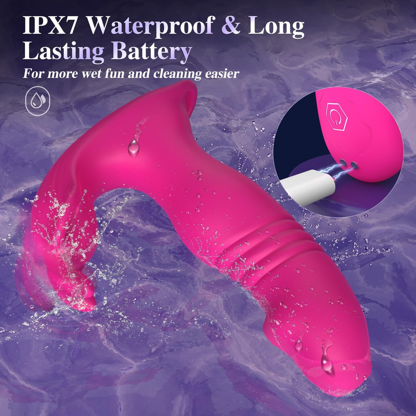 Wearable Vibrator Sex Toys Women Adult Toy 3IN1 App G Spot Vibrator Dildo Machine Female Sex Toy for Couples Thrusting Dildo Vibrators Sex Swing Vibrating Panties Adult Sex Toys & Games