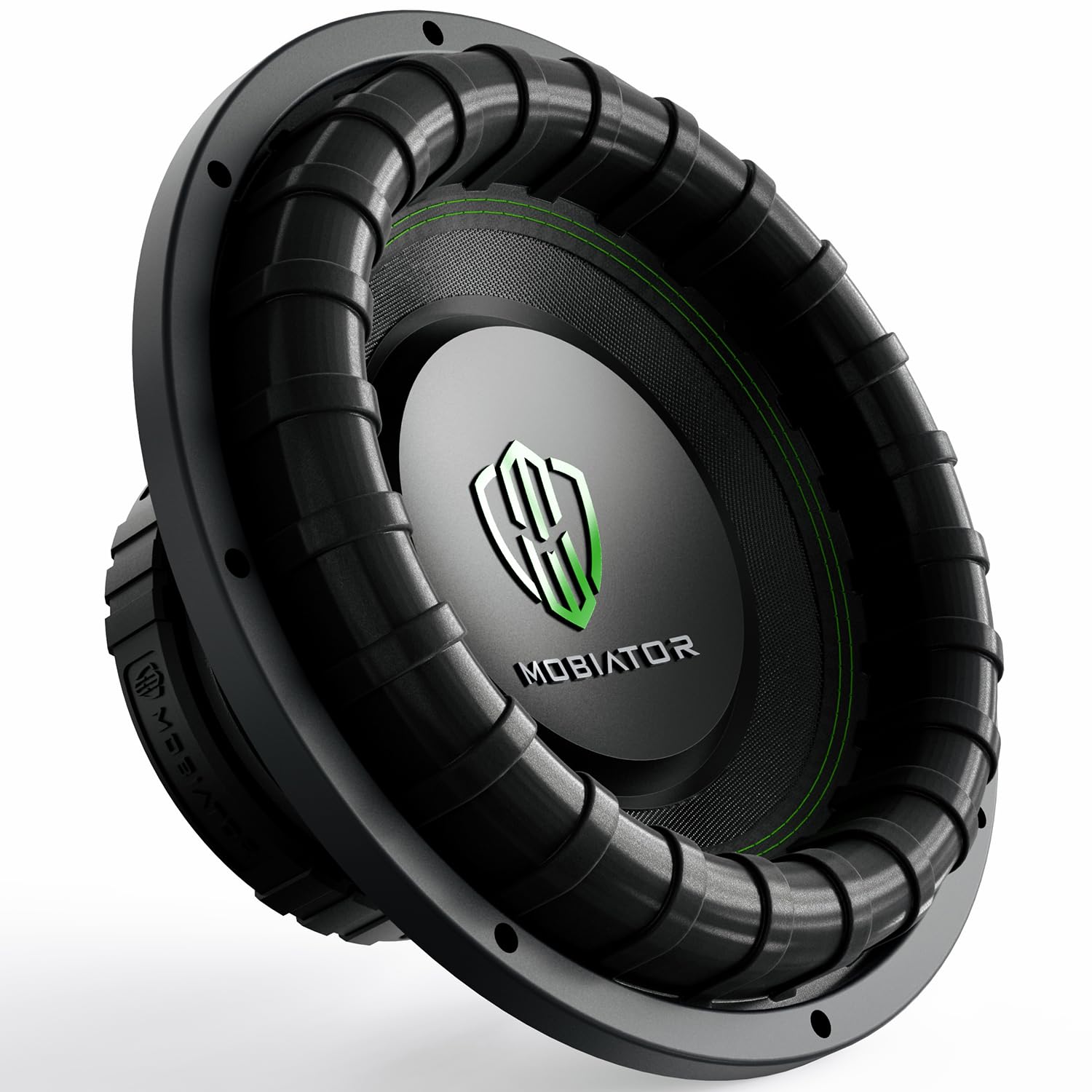 MOBIATOR-12 1200W Max Power Dual 4 Ohm Car Subwoofer, Easy to Install, Black-S224