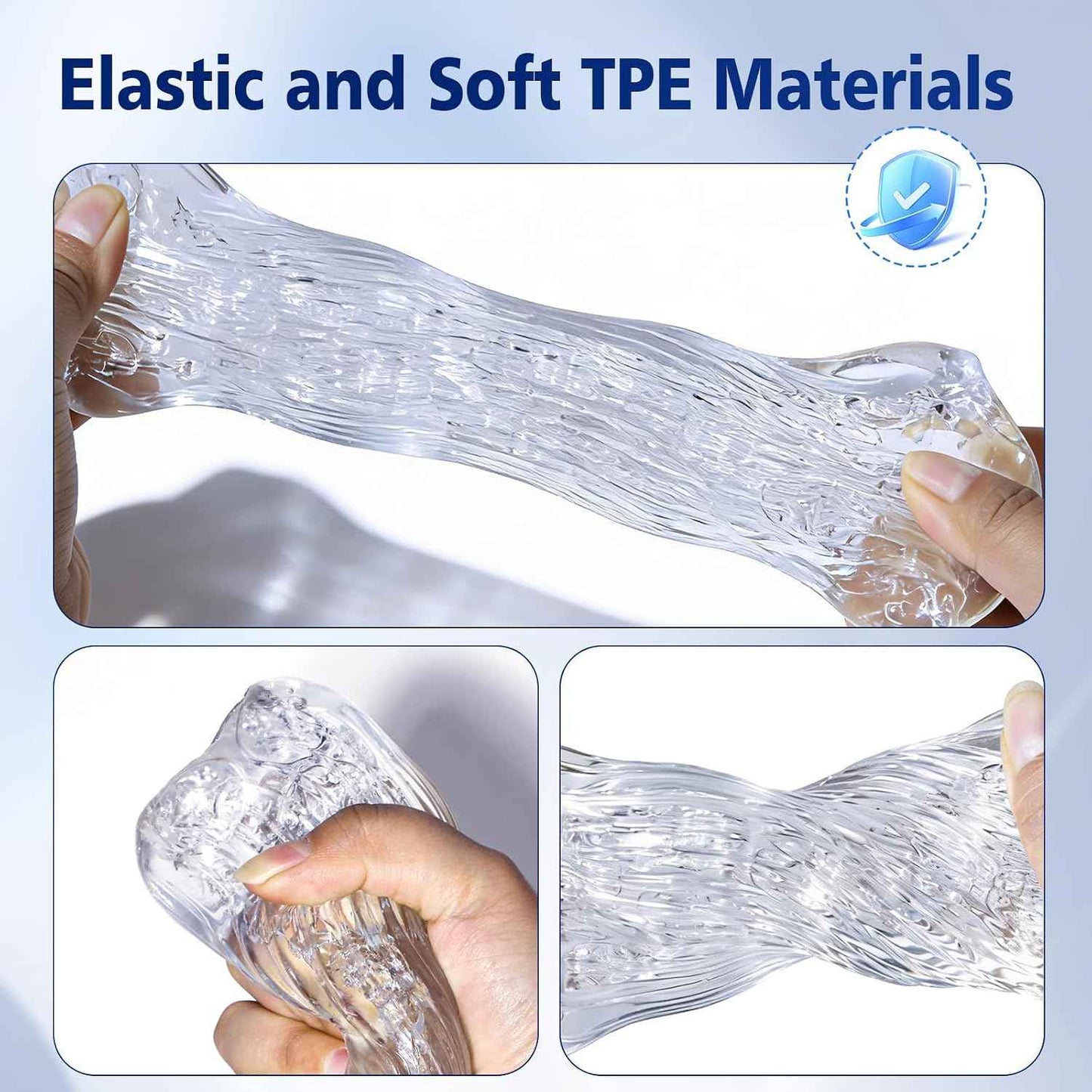 Male Masturbator Sex Toys for Men Pocket Pussy Stroker, IMOTANI Flesh Realistic Light Penis Cock Sleeve Training Adult Toys, TPE Masturbation Handjob Glans Training Tool Penis Trainer Massager (small)