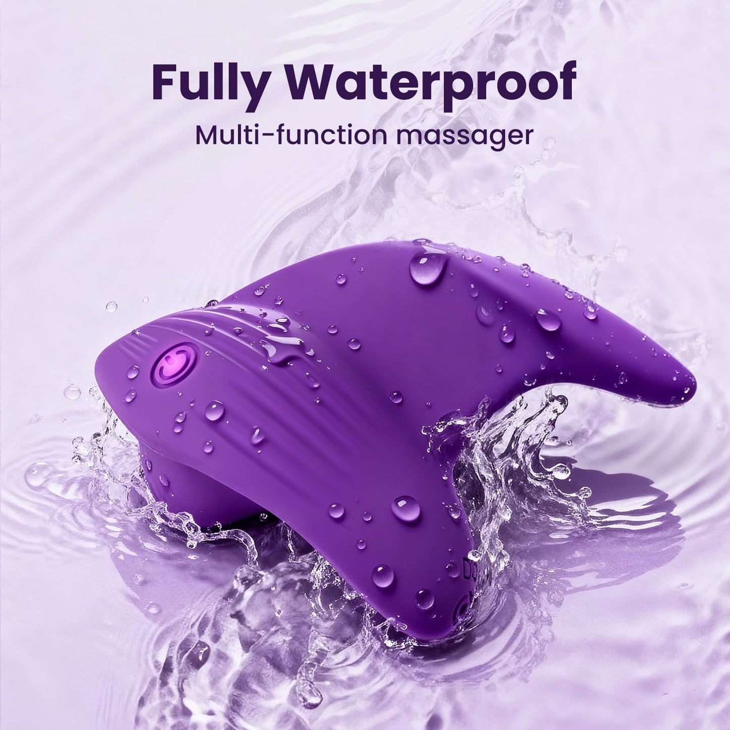 OCEANSUN Soft Finger Massage Ball, Waterproof Rechargeable Mini Massage Tool