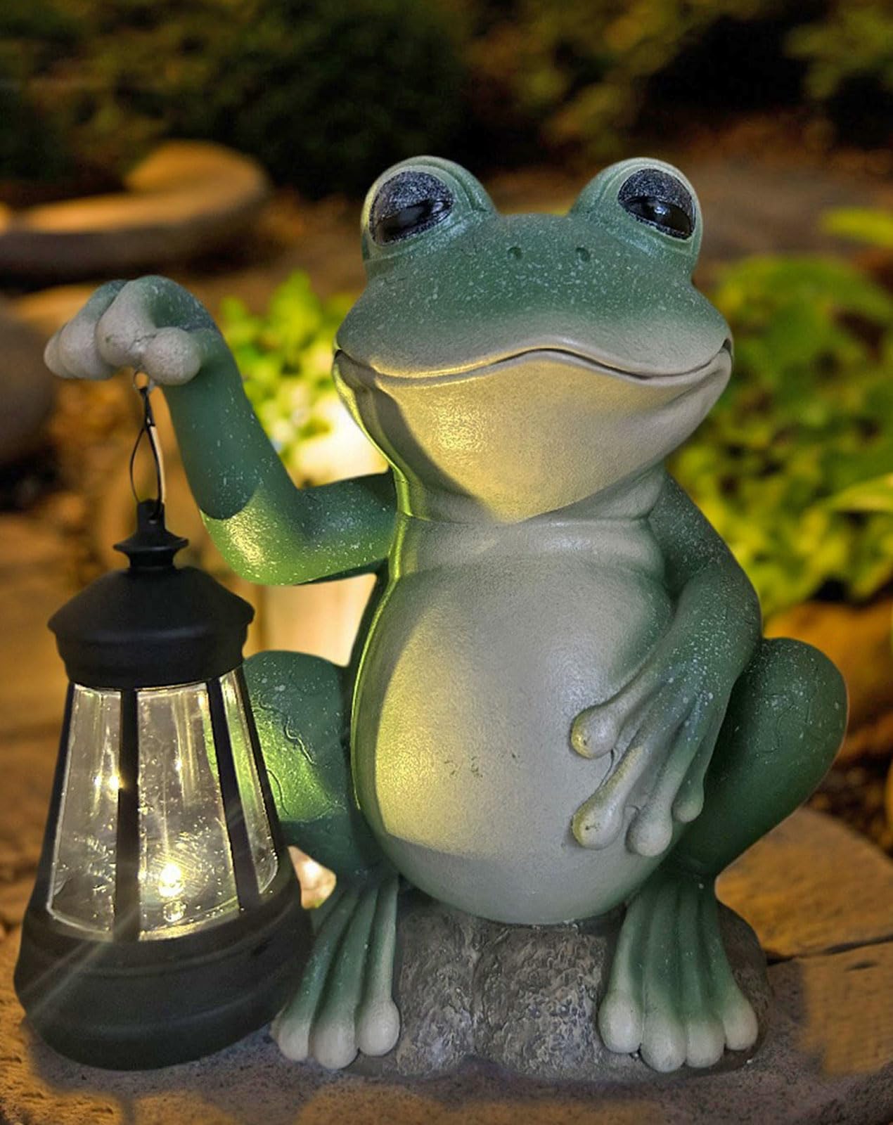 YODY Solar Garden Statues Light Outdoor Decor- Yard Decorations for Outside Clearance, Lawn Ornaments