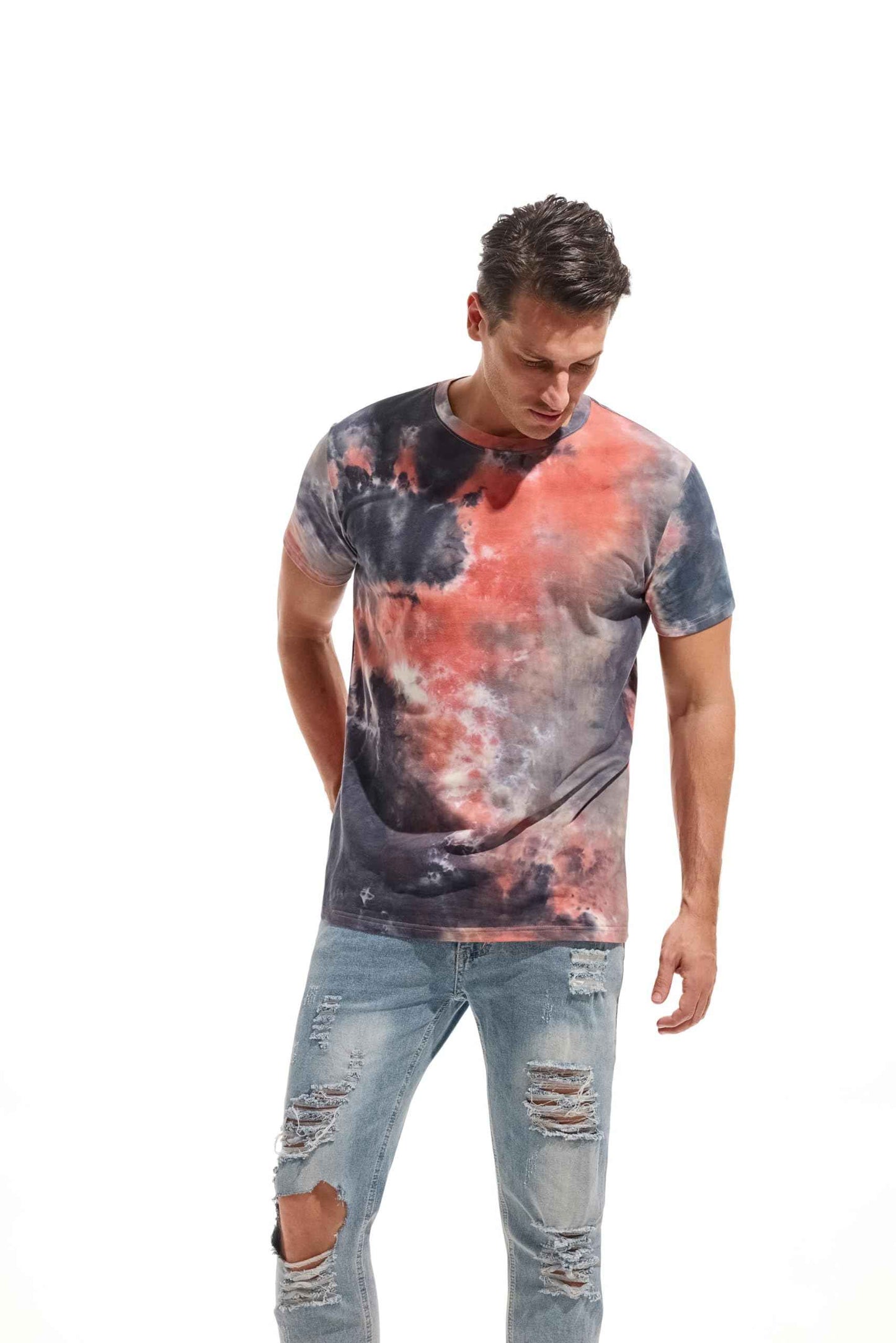 KLIEGOU Mens Hipster Hiphop Tees - Fashion Print T-Shirts