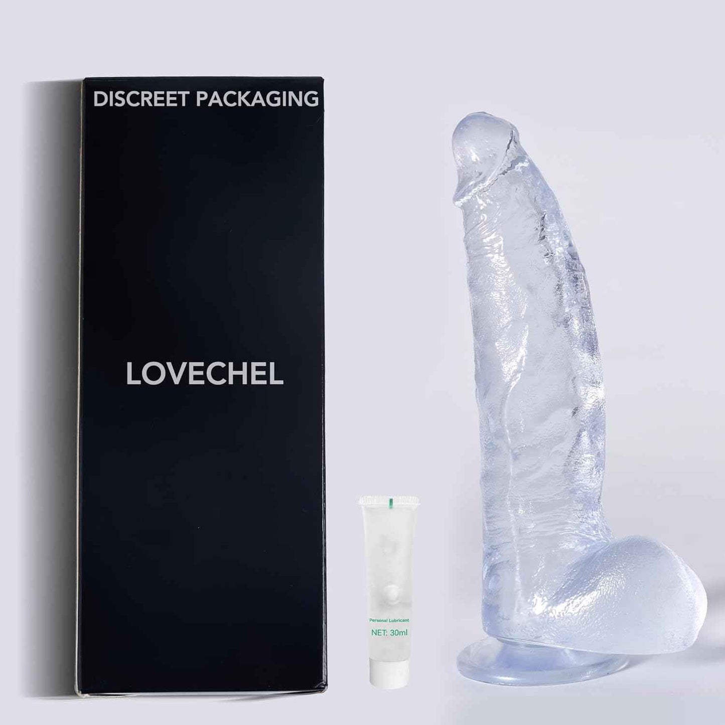LOVECHEL 9 Inch Realistic Dildo with Strong Suction Cup
