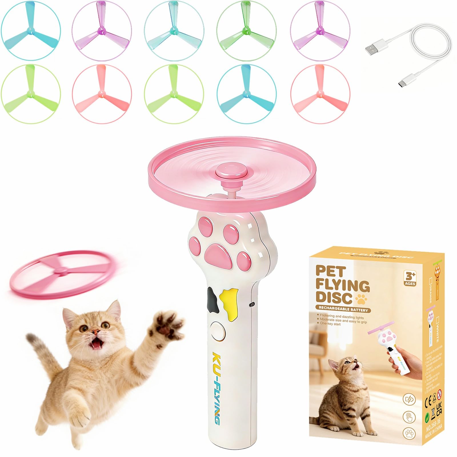 PDVMWPJ Cat Fetch Toy