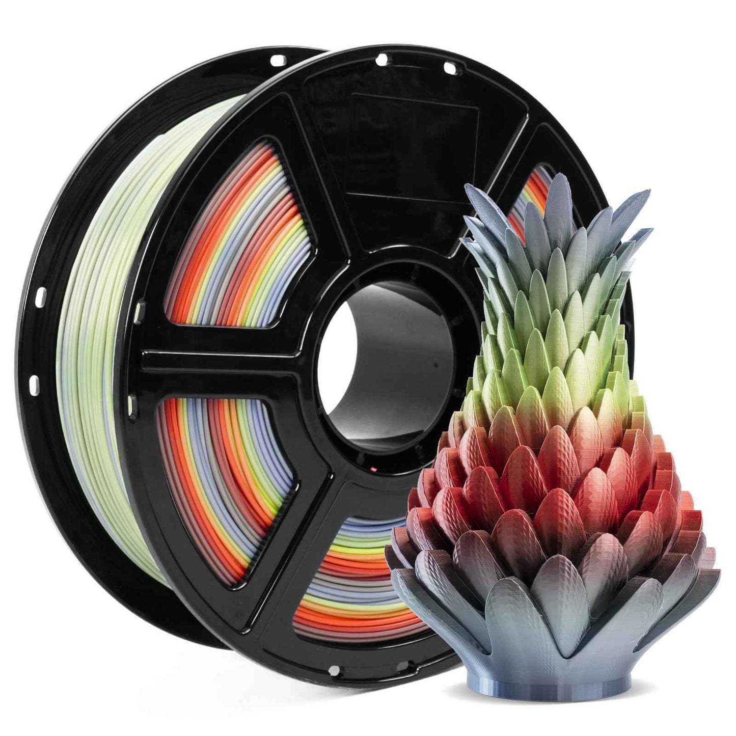 FLASHFORGE Silk PLA Filament 1.75mm, 3D Printer Filament 1kg (2.2lbs) Spool, Smooth and Silky Texture 3D Printing Filament, Dimensional Accuracy +/- 0.02mm