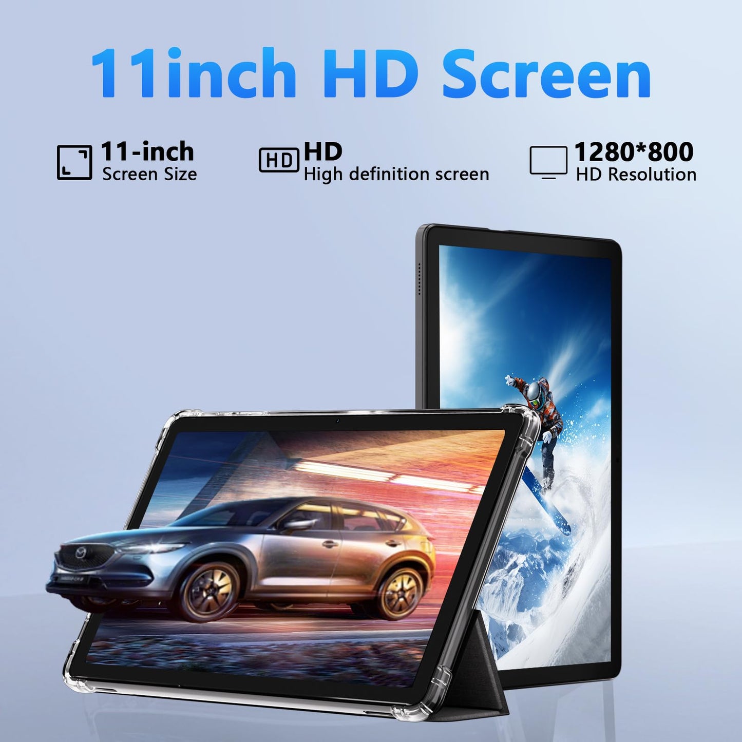 Aheadthink 11 inch Tablet, 20GB + 128GB, Android 15 Tablet
