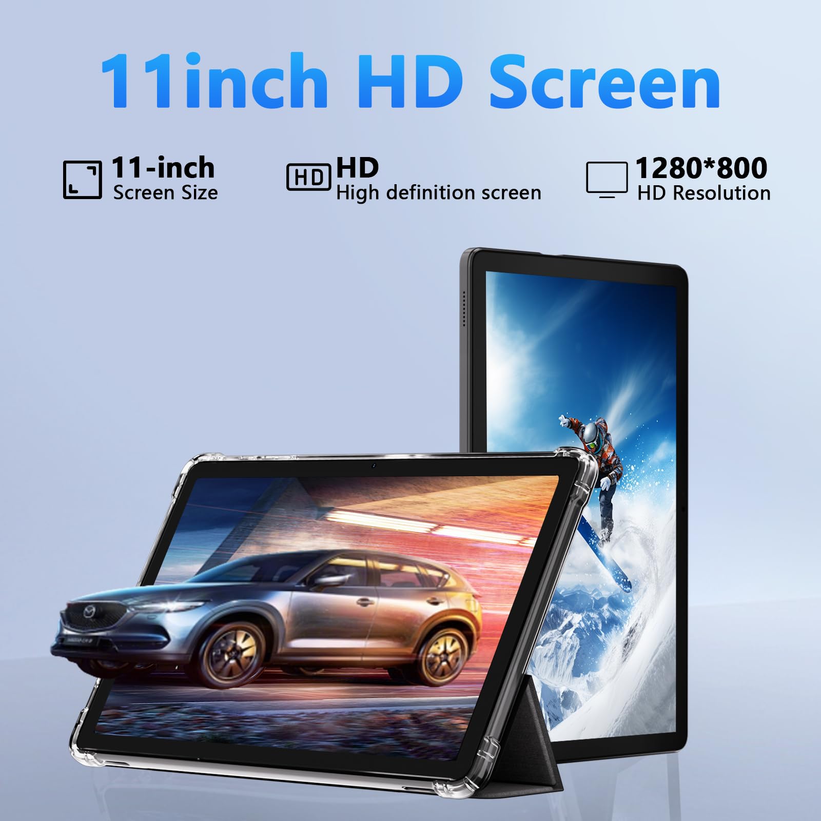Aheadthink 11 inch Tablet, 20GB + 128GB, Android 15 Tablet