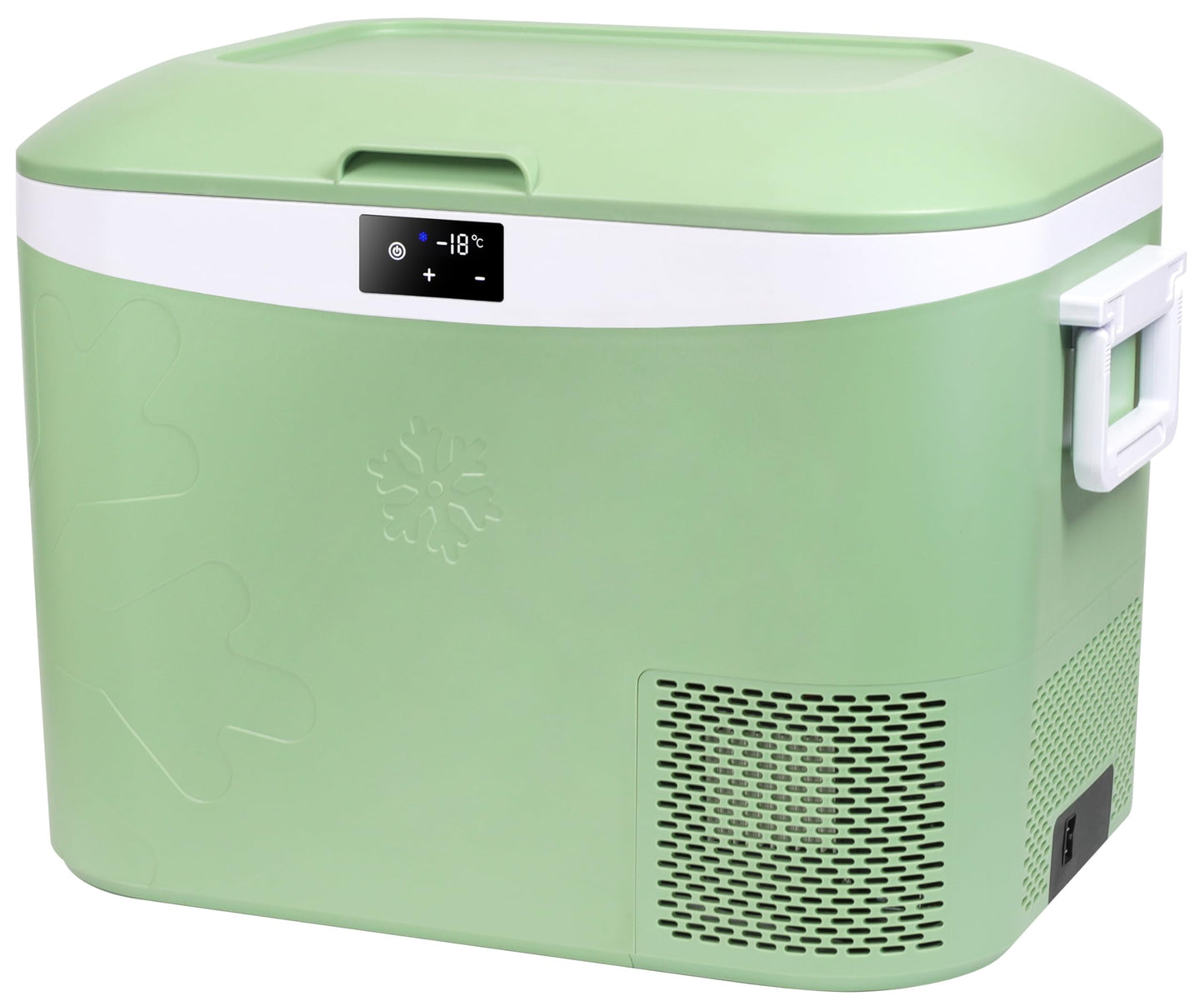 Megiu 12 Volt Car Refrigerator Portable Freezer Compressor Cooler -18~+15℃ with 12V / 24V DC 110～240 Volt AC