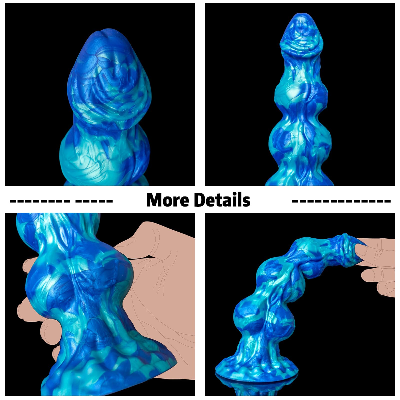 Huge Knot Horse Monster Fantasy Dildos for Women Men, Adult Sex Toys & Games