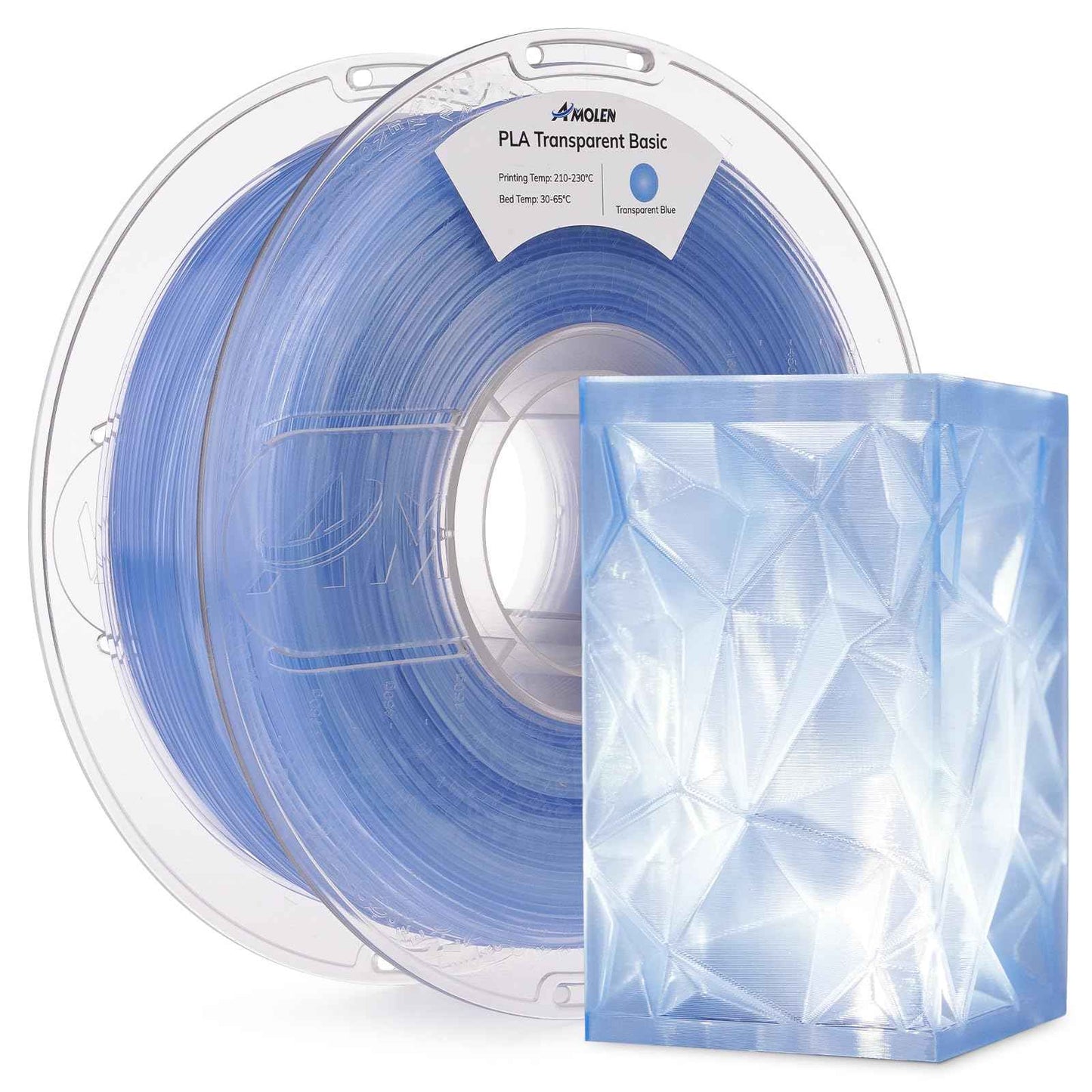 AMOLEN Glow in The Dark PLA Filament, 1.75mm PLA 3D Printer Filament