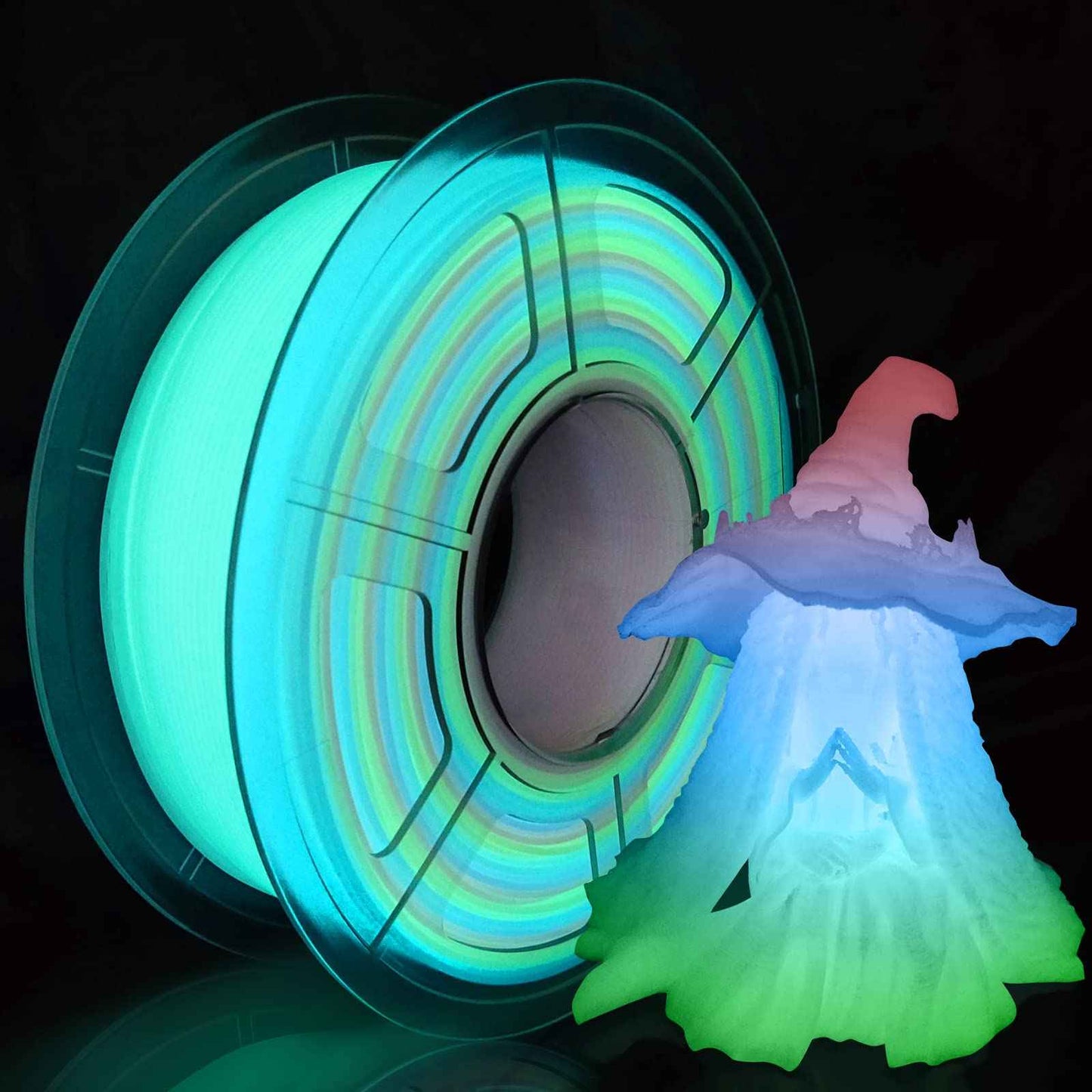 iSANMATE's 3D Printer Filament, PLA Filament 1.75 mm Dimensional Accuracy +/- 0.02 mm, 1 KG Spool