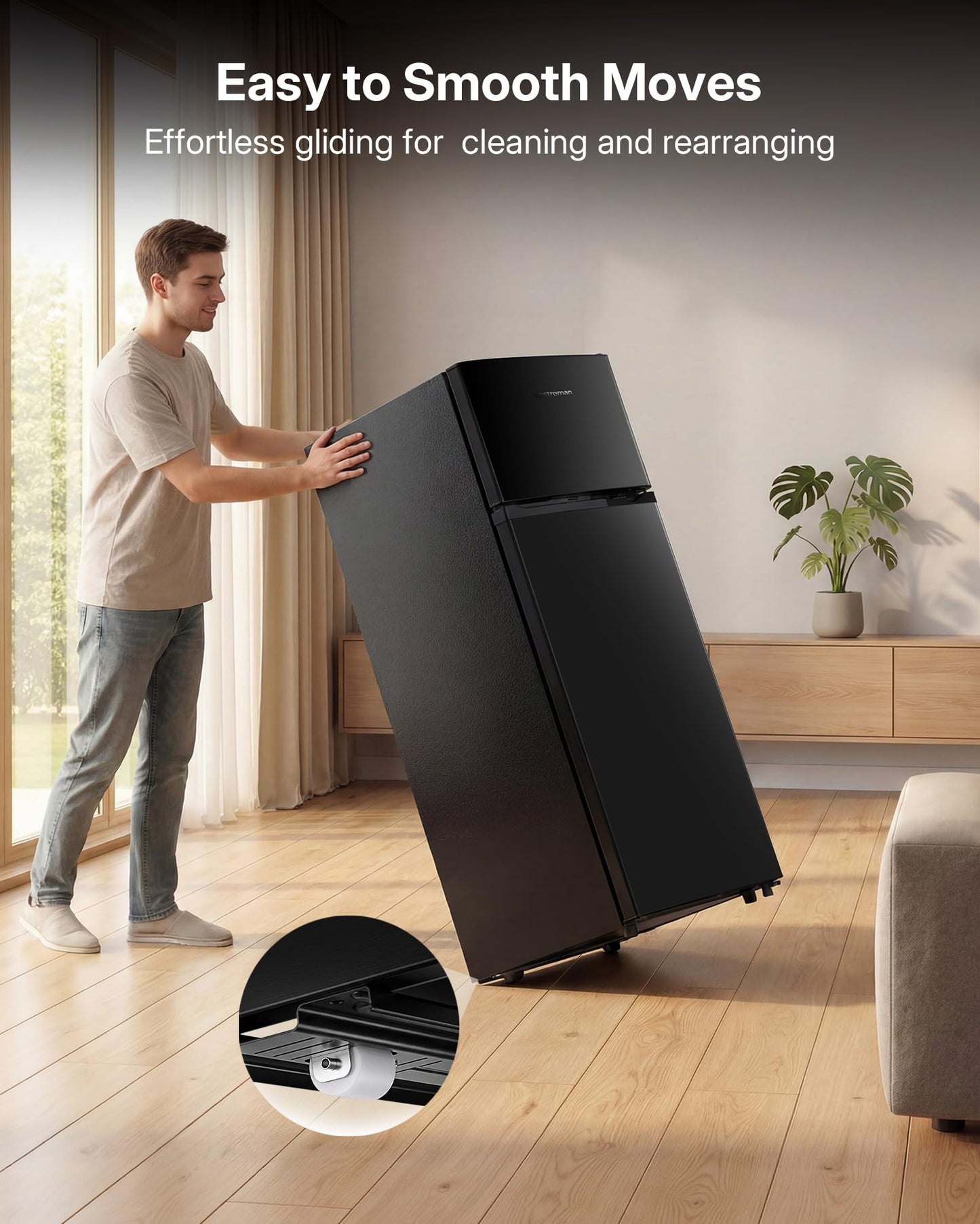 Upstreman 7.7 Cu.Ft. Refrigerator