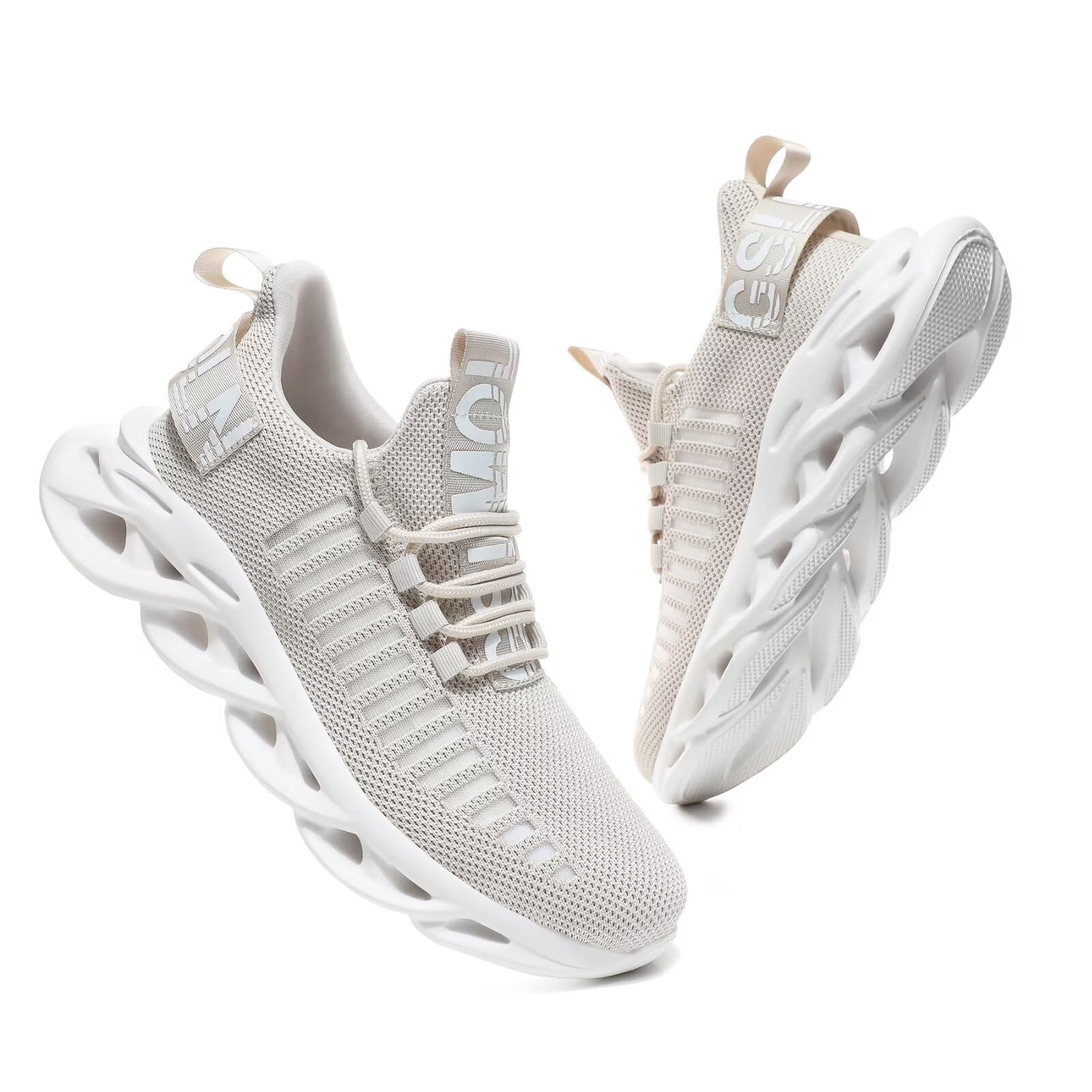 GSLMOLN Men's Slip on Breathable Walking Shoes Ultra Lightweight Casual Sport Gym Fashion Sneakers