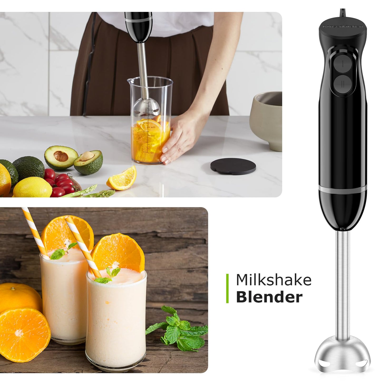 Bonsenkitchen Hand Blender