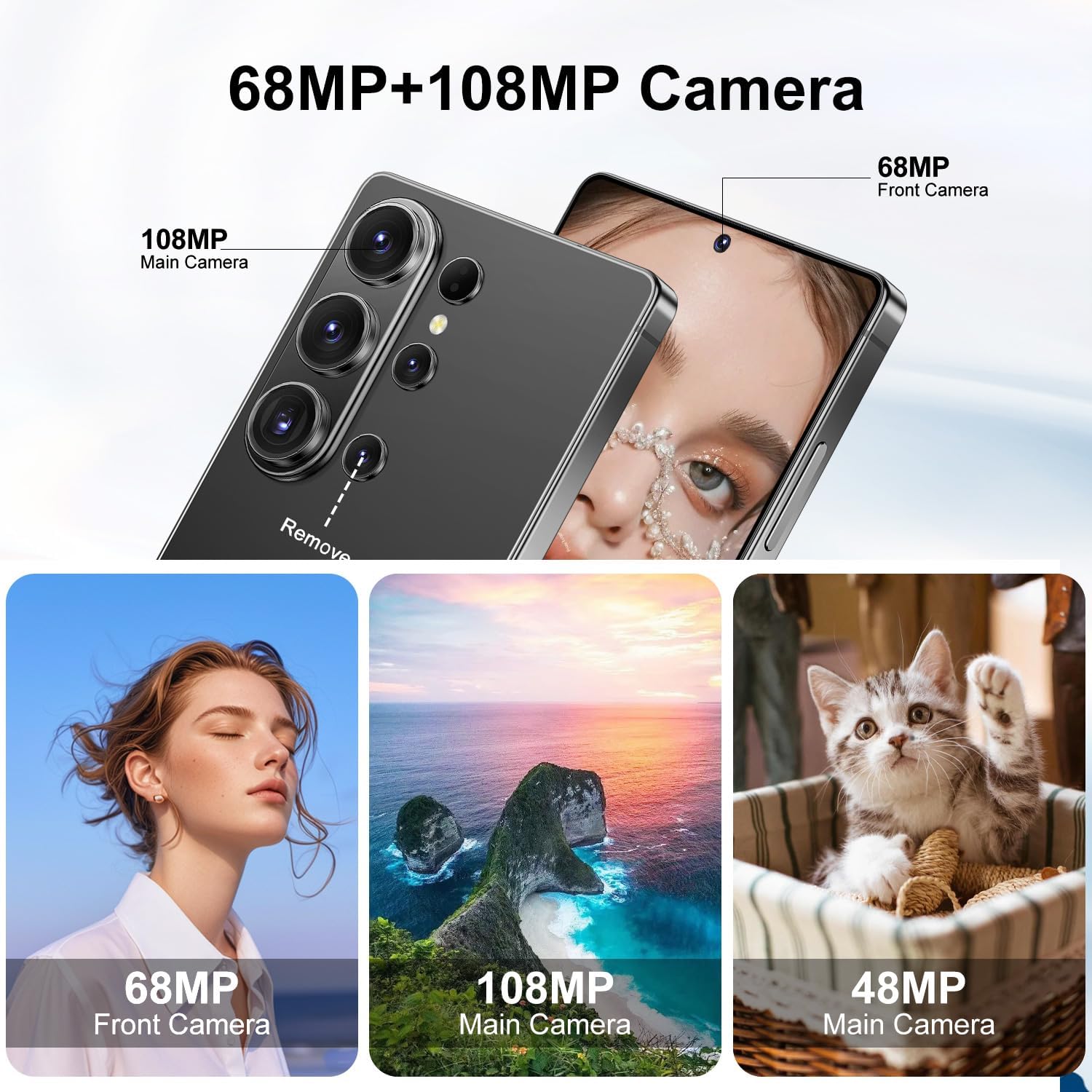 Ofinsut I26 Ultra 5G Unlocked Smartphone 512GB 16GB RAM