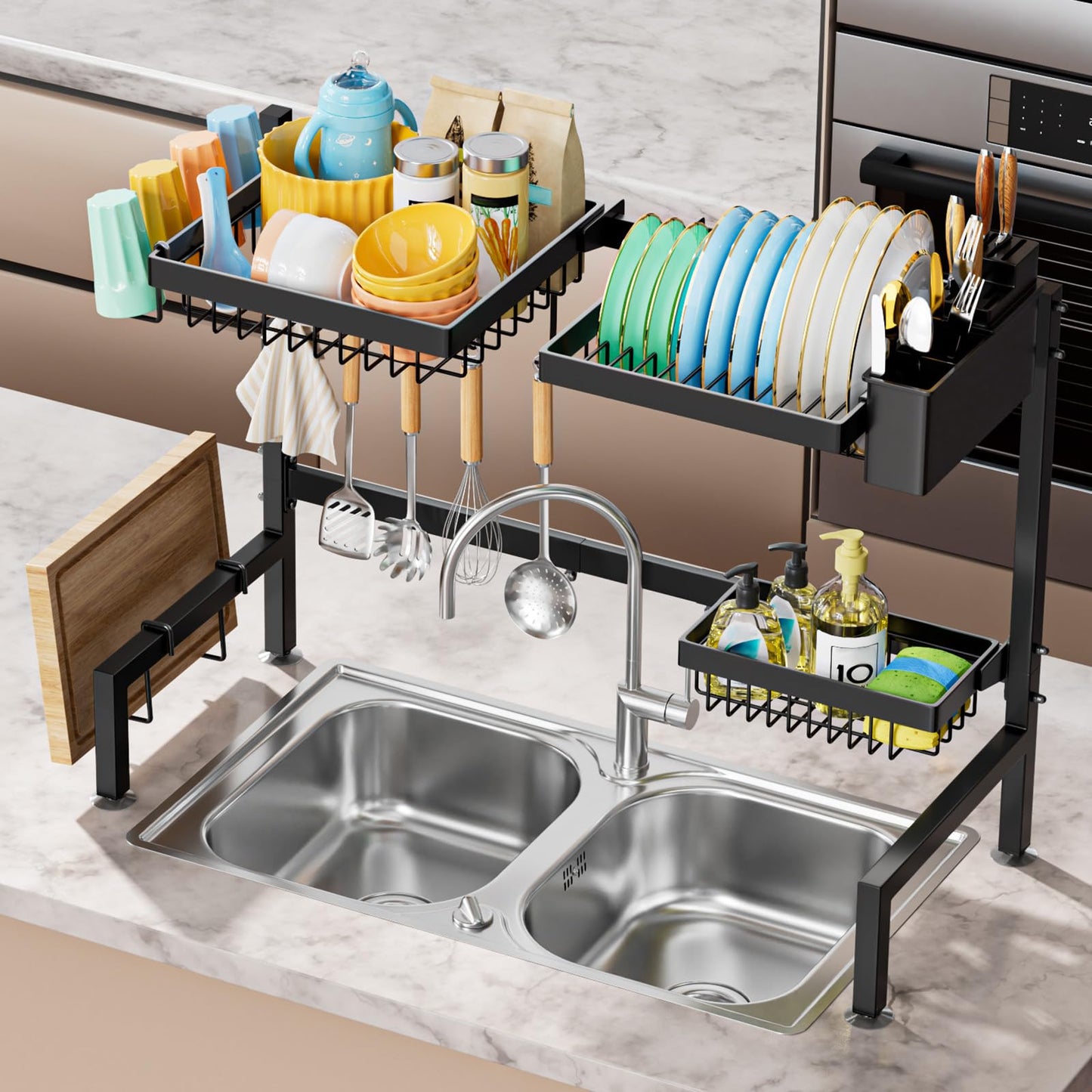 YKLSLH Over Sink Dish Drying Rack