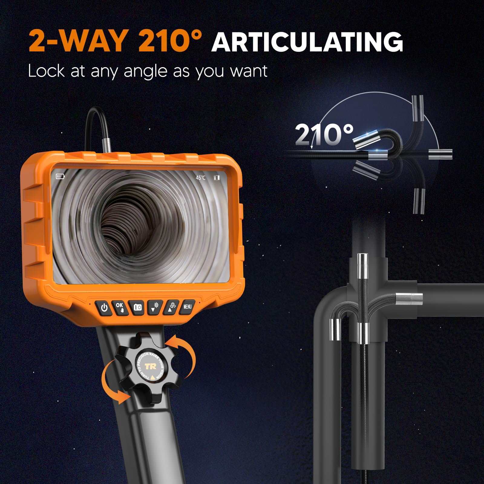 Endoscope Camera with Light