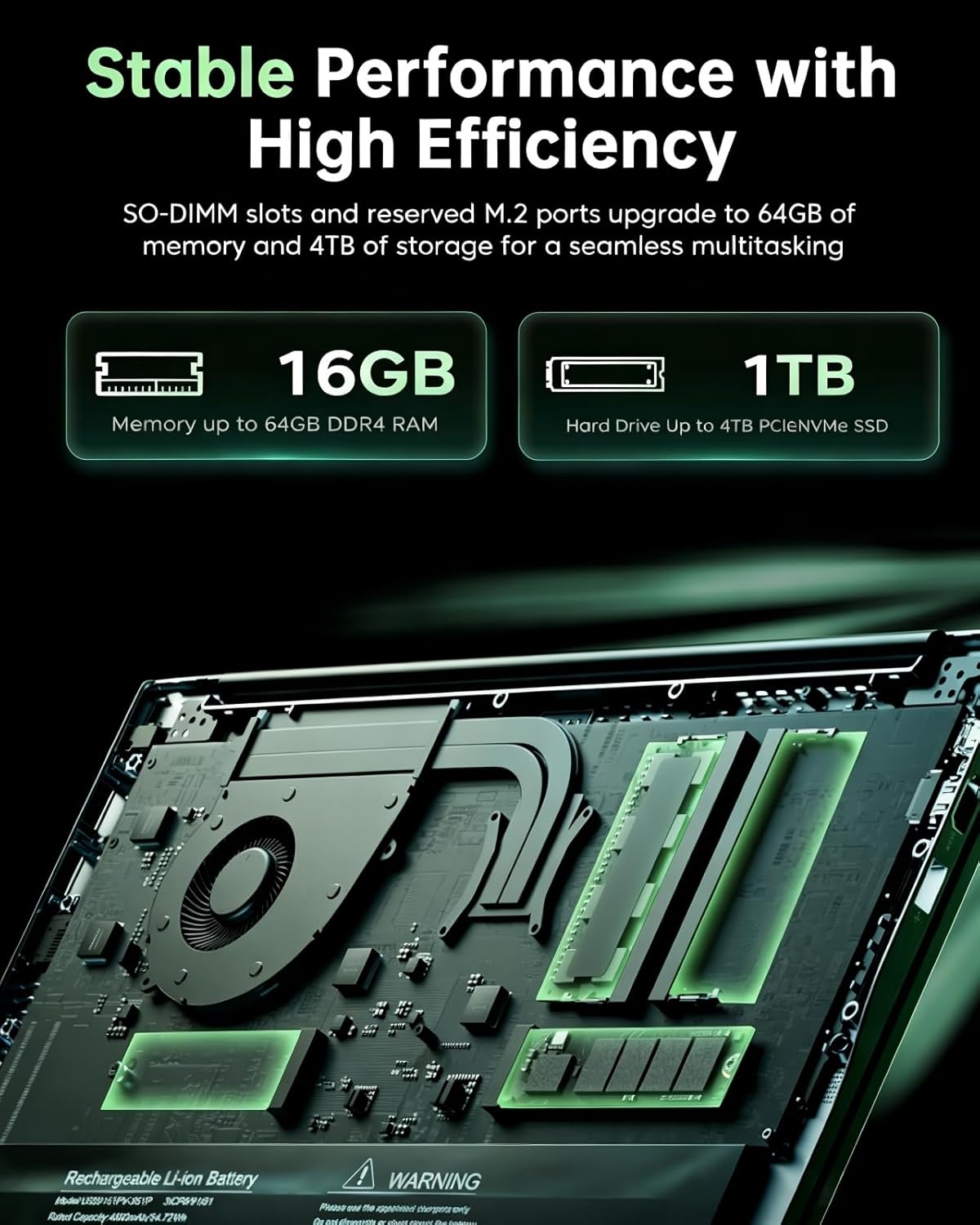 KONZID LX15PRO Gaming Laptop Ryzen 7 16GB 1TB 15.6 Inch