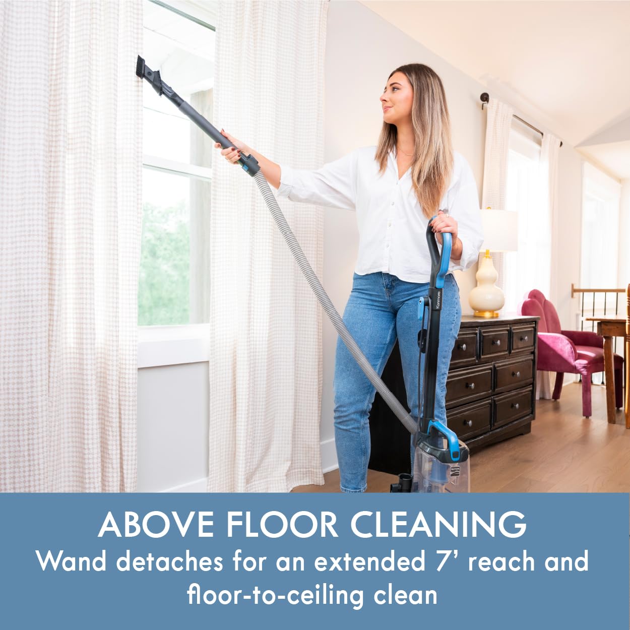 Kenmore Bagless Upright Vacuum Carpet Cleaner with HEPA Filter for Home