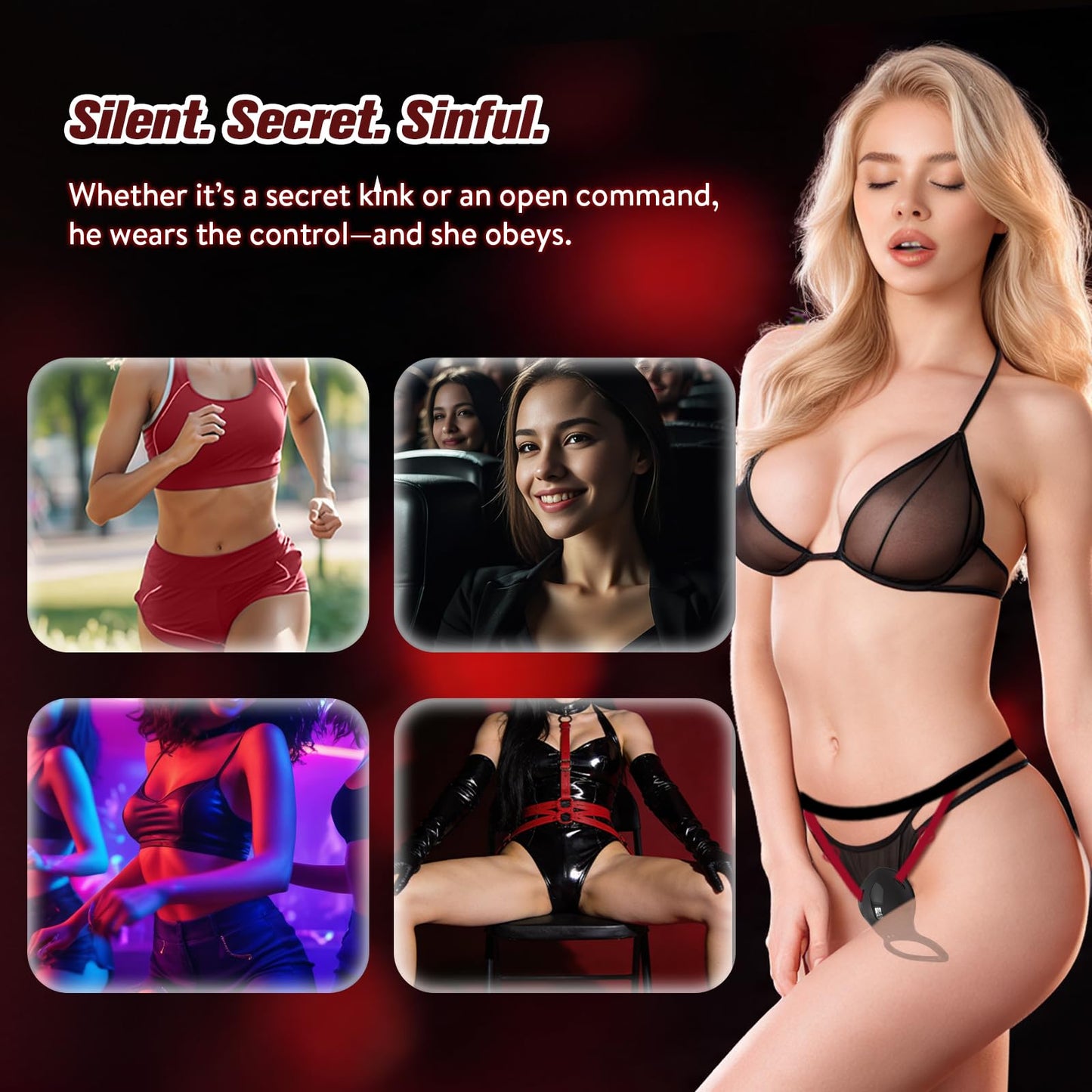 Portable Mini Vibrator for Women with 9 Vibration Modes, Quiet and Easy to Use Female Adult Sex Toy