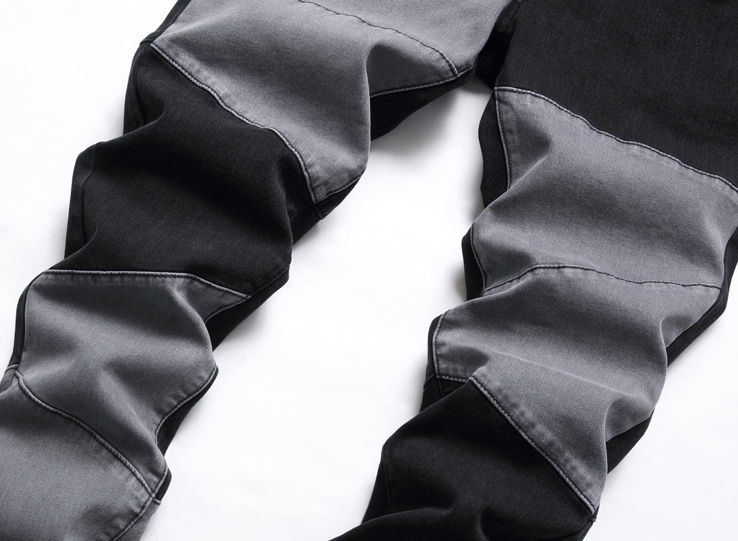 AITITIA Men's Ripped Regular Fit Jeans