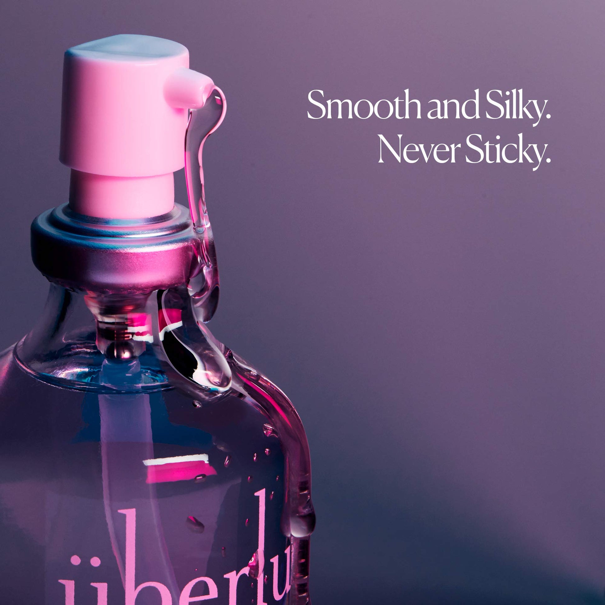 Uberlube Silicone Lube - Unscented Silicone Lubricant Personal Lubrication - Latex-Safe Sex Lube Liquid for Couples, Flavorless, Zero Residue Anal Lube, Works Underwater