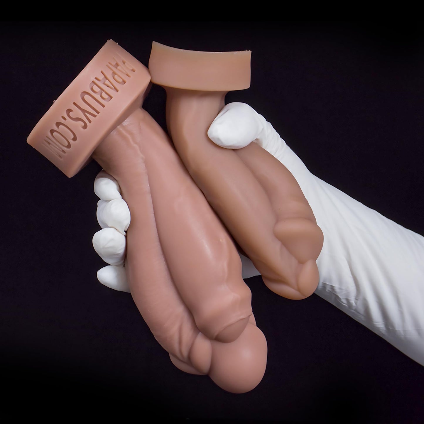 Silicone Realistic Triple Dildos - Large Thick Dildo with Strong Suction Cup for Advanced Players - Realistic Lifelike Fake Penis for Sensual Pleasure - Anal Adult Sex Toys for Women and Men