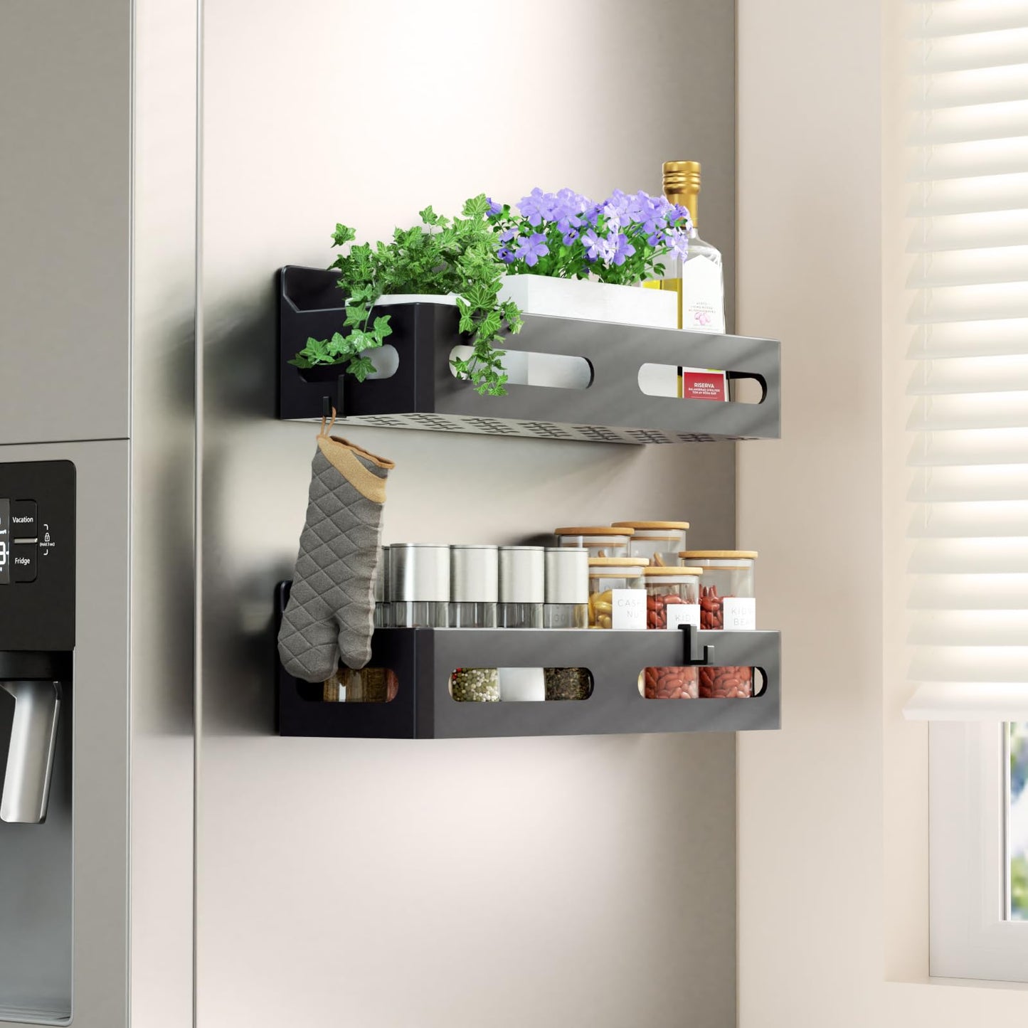 Sevenblue magnetic spice rack