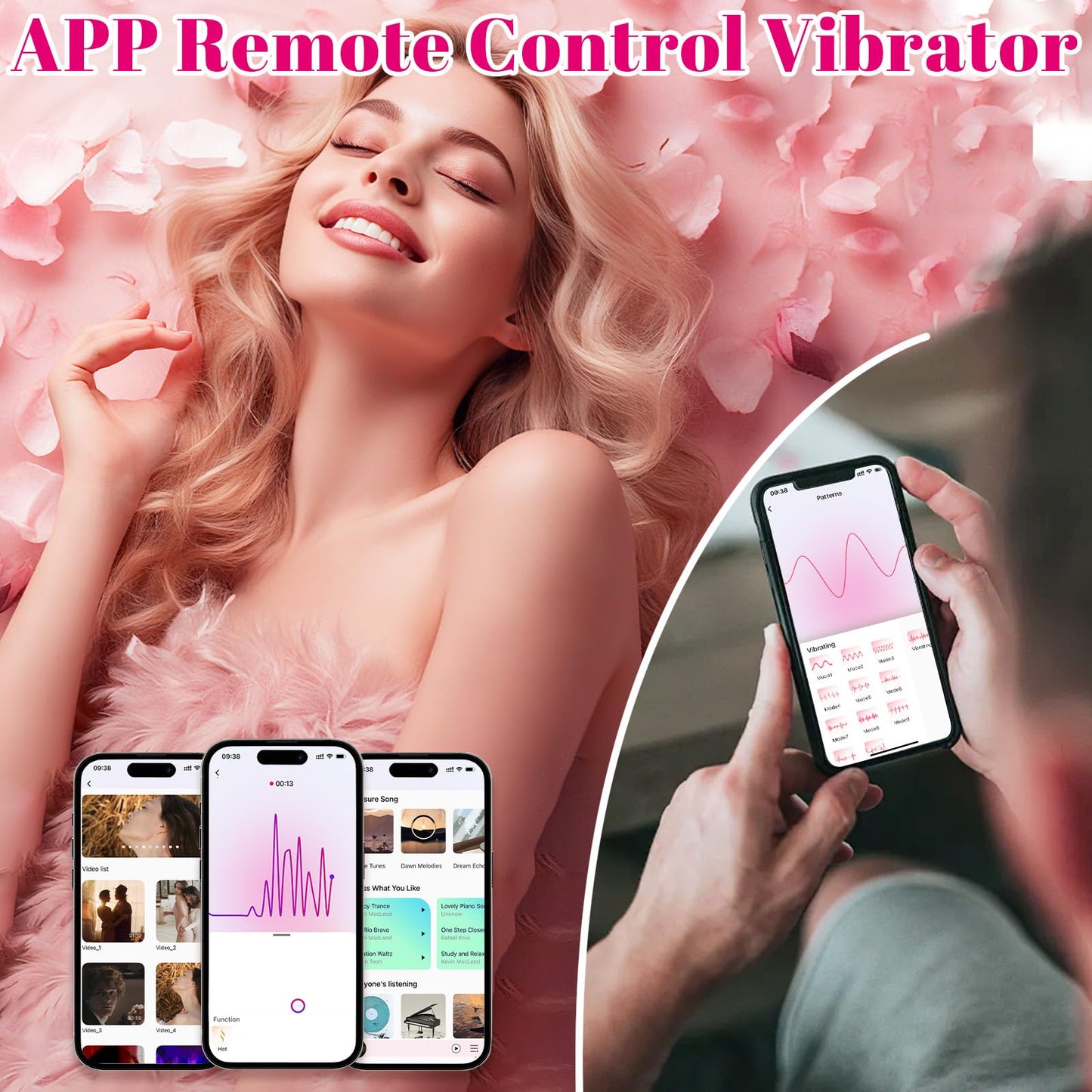 Riding Grinding Thrusting Dildo Vibrator - Remote Control Sex Grinders, REYHKINO Strap On Dildos Women Female Sex Toy Adult Toys & Games Sex Machine Dildos Nipple Toys Sit and Ride Vibrator