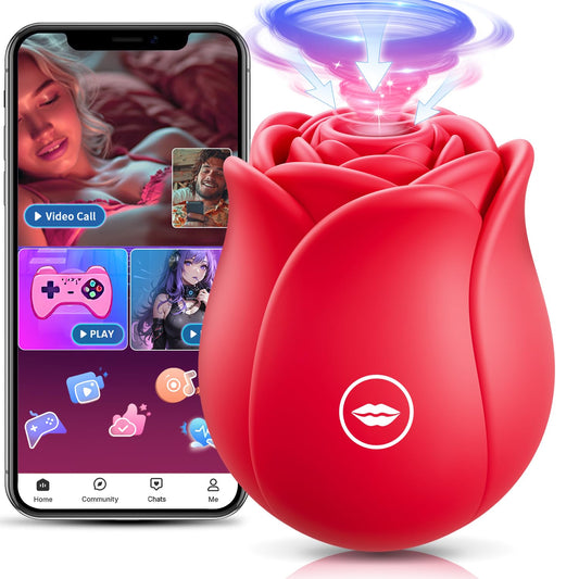 Sucking Vibrator Rose Sex Toy - Big Shocked Vibrator Rose Toy Adult Toys