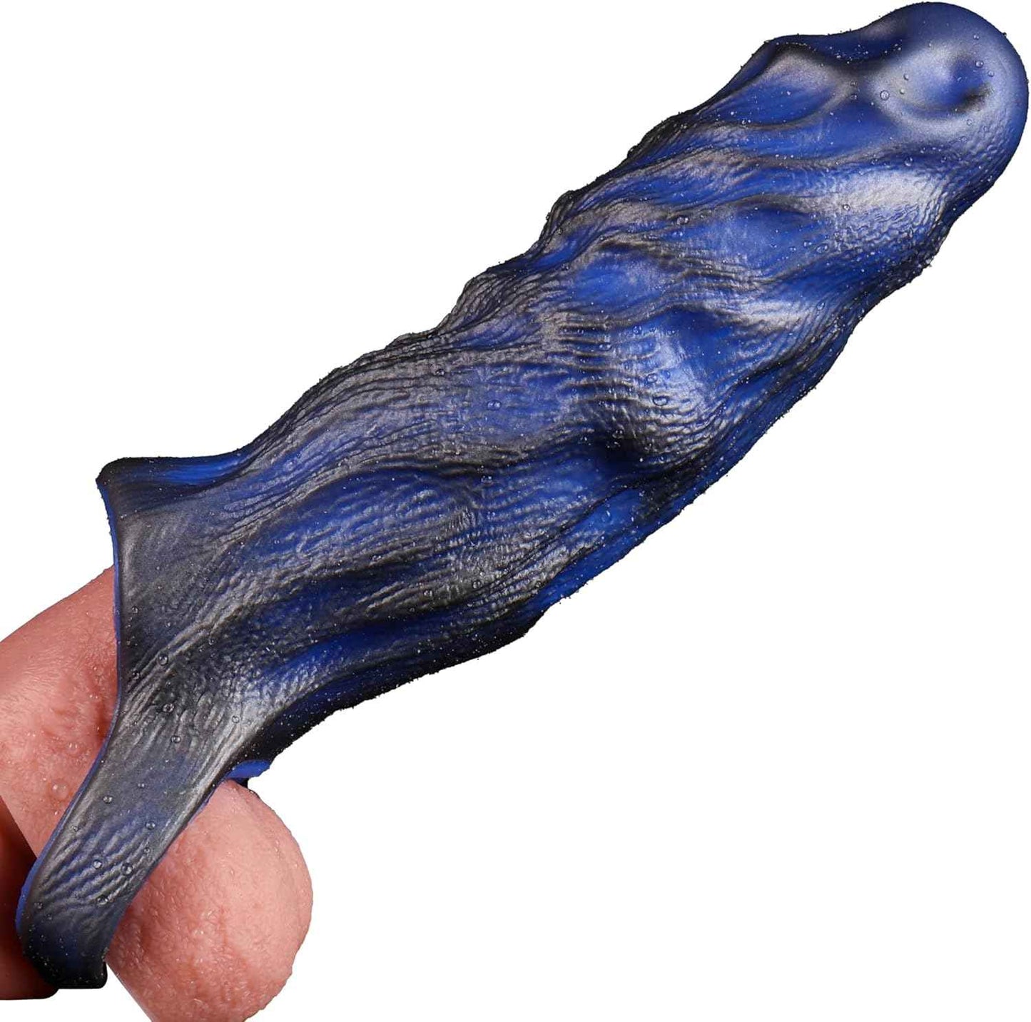 Penis Sleeve Extender Sex Toy for Men, Monster Knot Dildo Cock Ring Girth Enhancer Sleeve, Pennis Extender Liquid Silicone Penis Stretcher & Enlarger, Cock Extender for Enhanced Pleasure for Couples