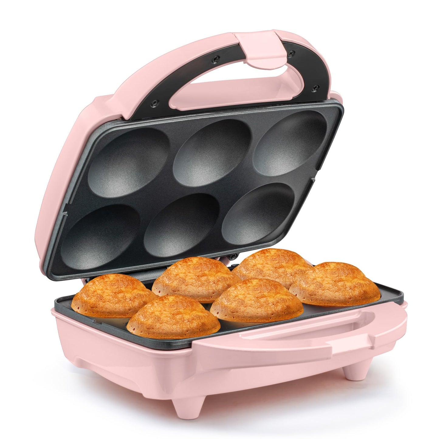 Holstein Housewares - Non-Stick Cupcake Maker, Teal - Makes 6 Cupcakes, Muffins, Cinnamon Buns, and more for Birthdays, Holidays, Bake Sales or Special Occasions