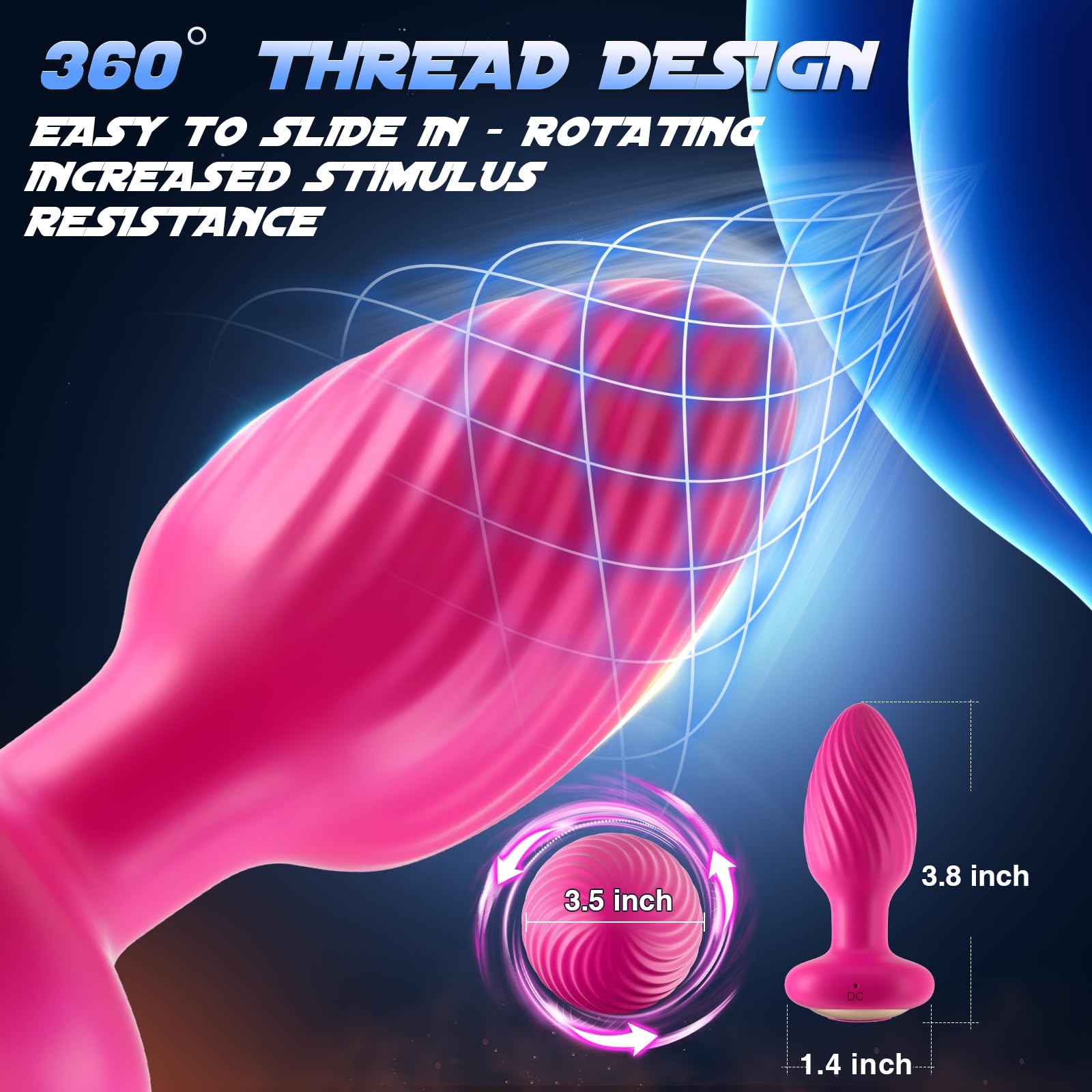 Adult Sex Toys for Men Prostate Massager - Male Sex Toys Games Remote Control, Adult Toys Anal Plug Vibrating Butt Plug Anal Toys Vibrator Mens Sex Toys
