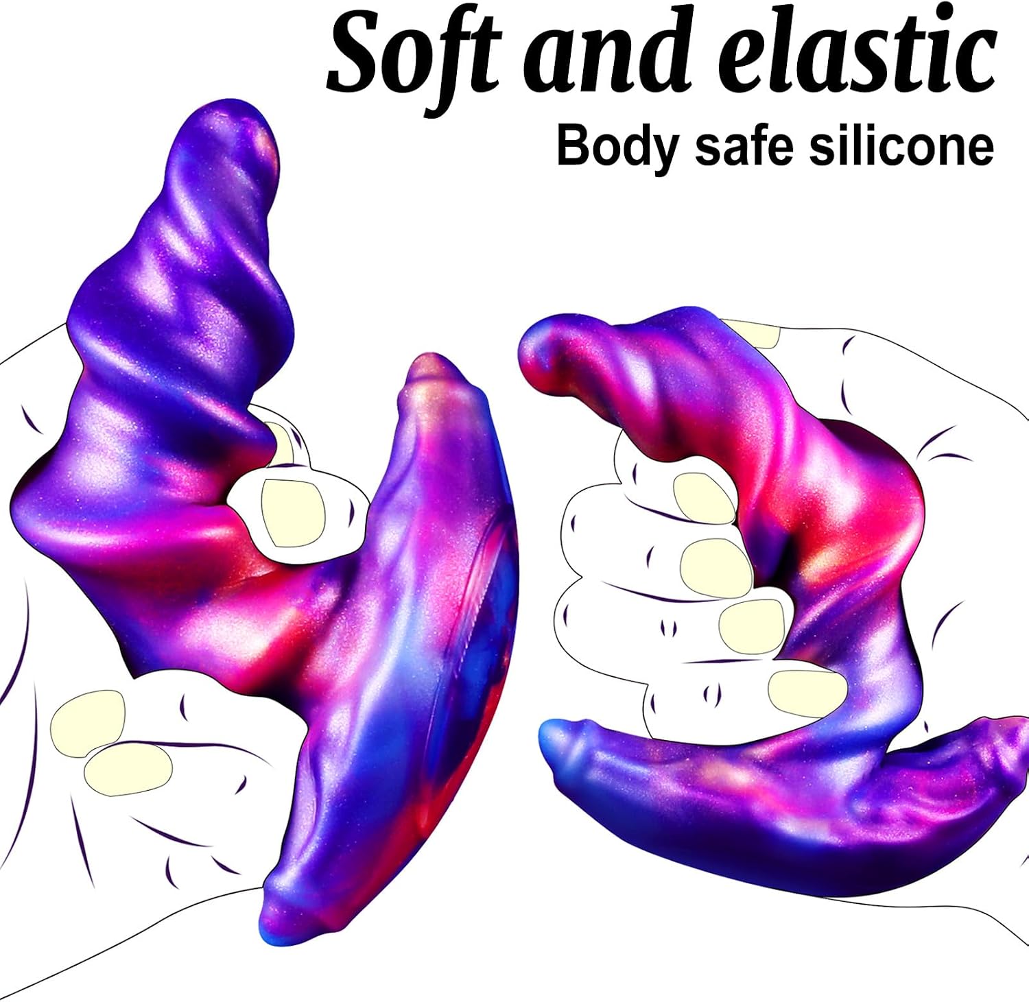 Anal Plug Wearable Screw-Shaped Butt Plug Silicone Anal Dilator Trainer Fantasy Prostate Massager G-spot Sex Toy for Couples Men Women Masturbation (S)