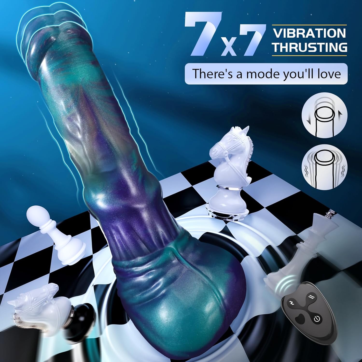 FYSHAVO 11.8in Creature Dildo with Thrusting and Remote Control