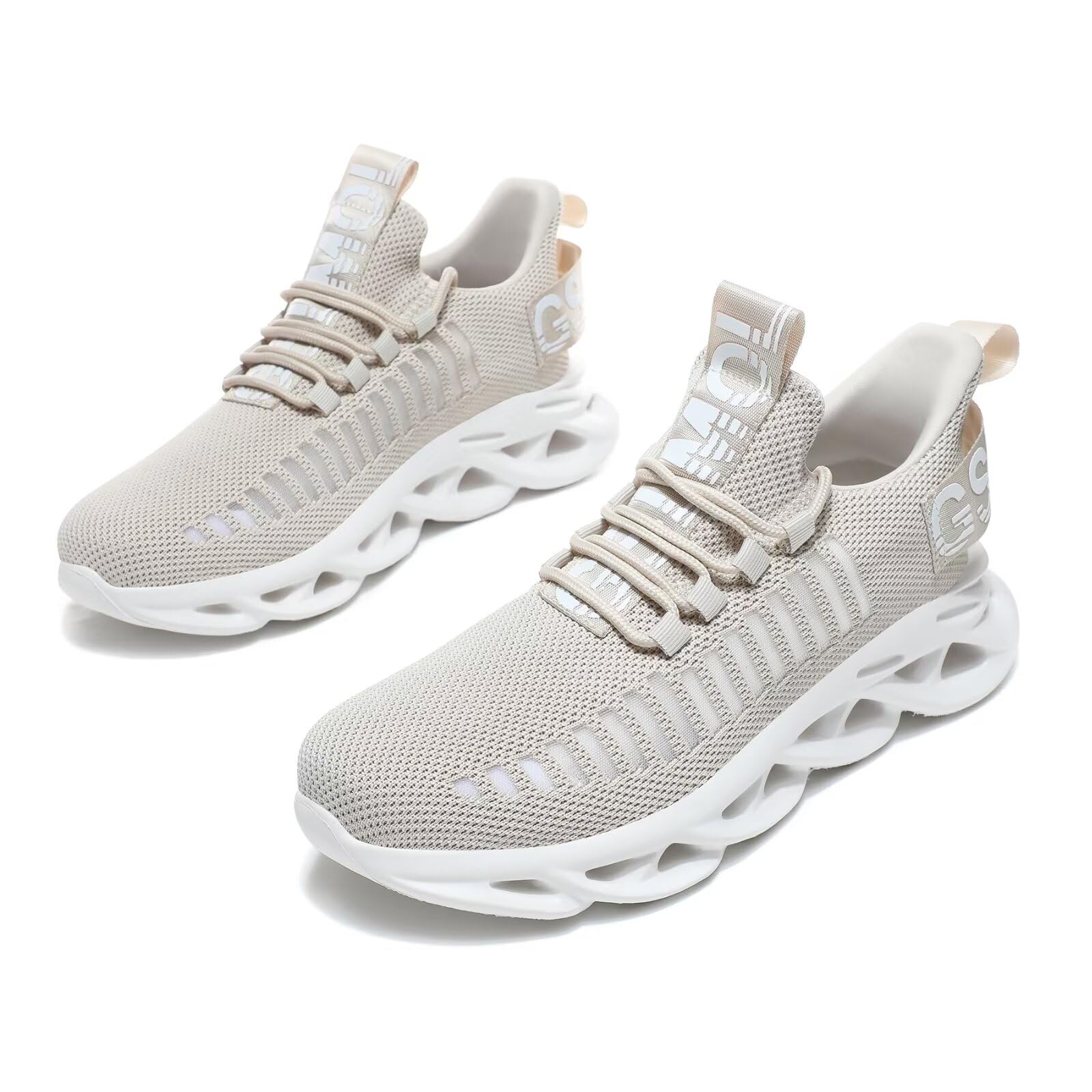 GSLMOLN Men's Slip on Breathable Walking Shoes Ultra Lightweight Casual Sport Gym Fashion Sneakers