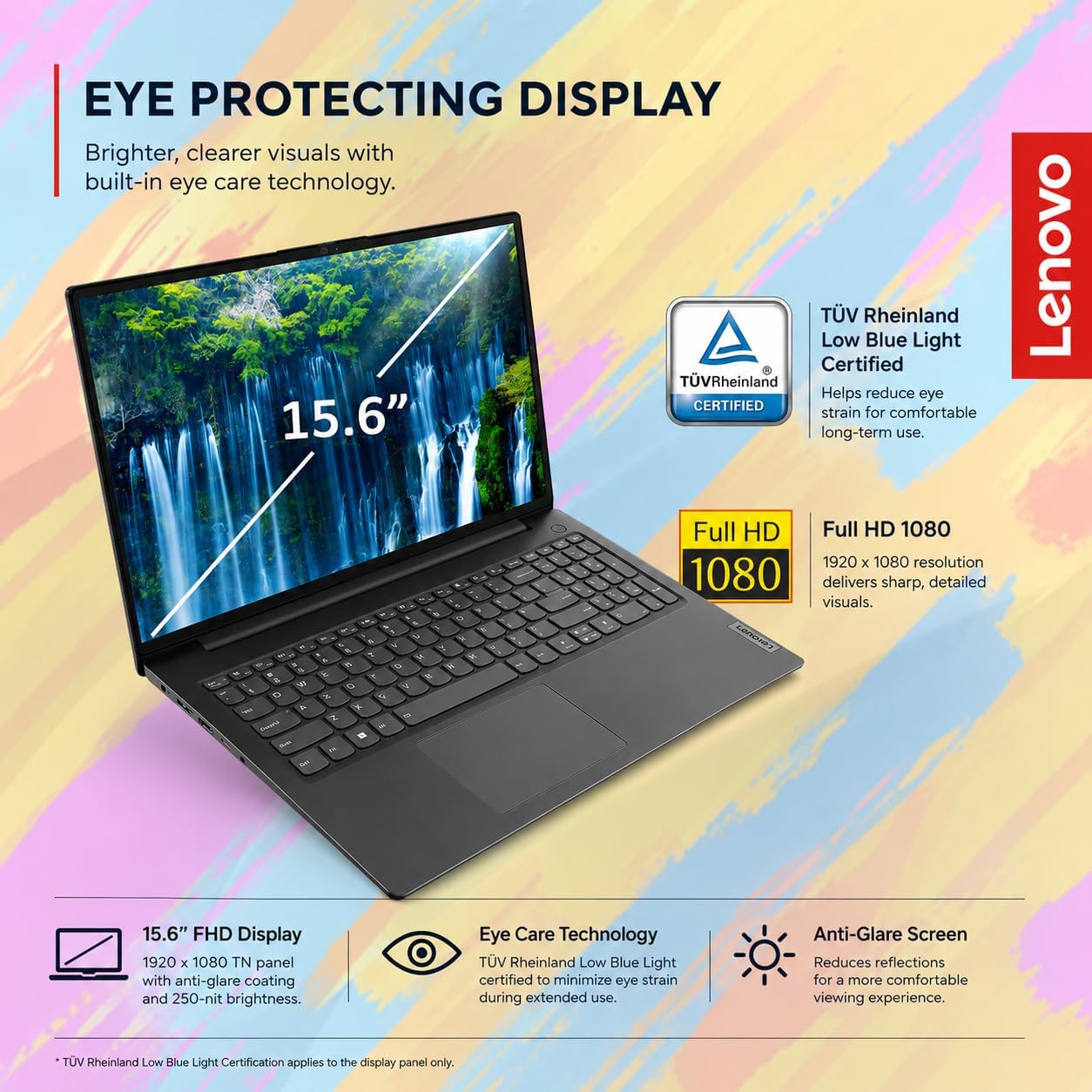 Lenovo V15 Business Laptop 15.6in FHD Ryzen 3 16GB RAM