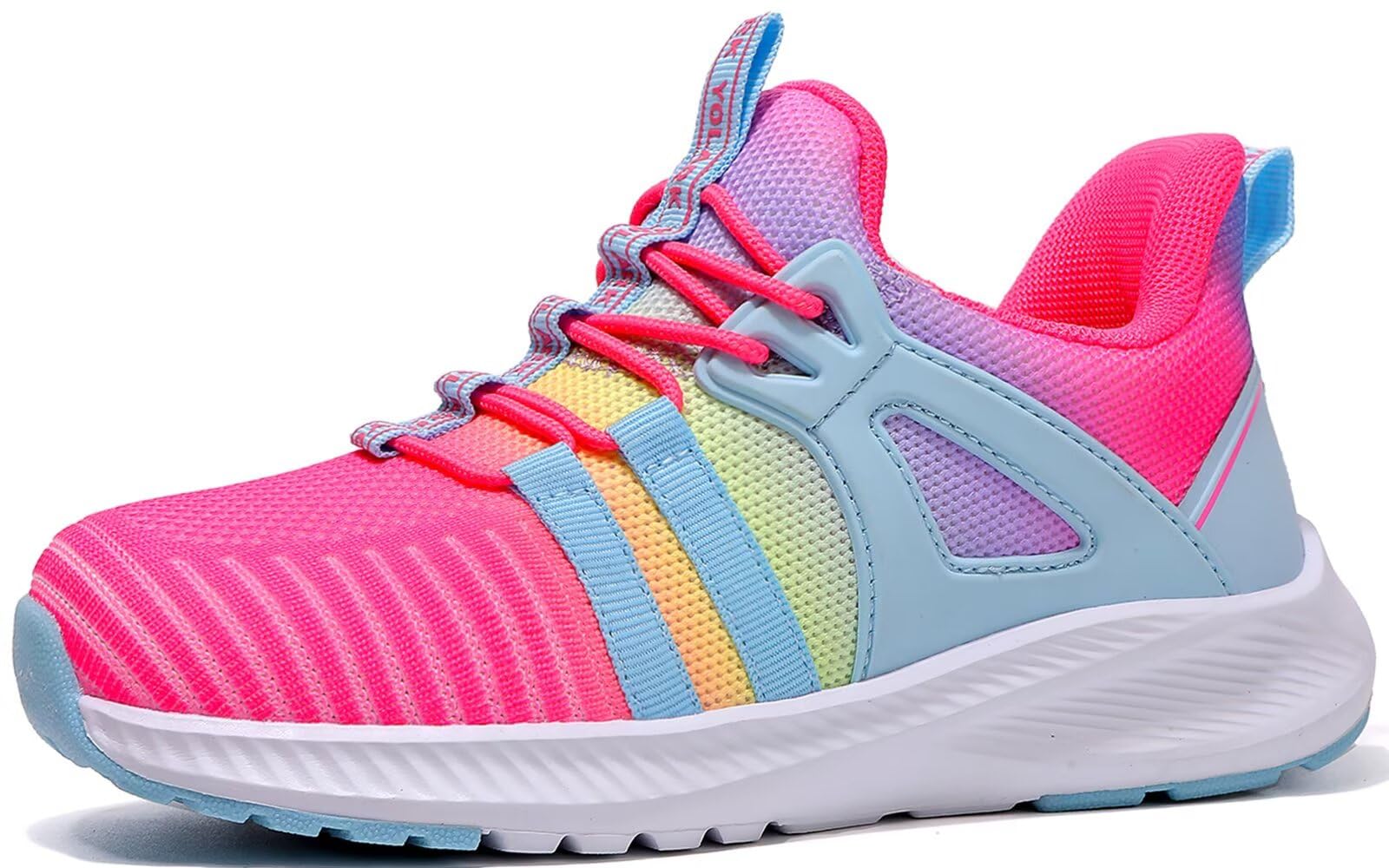 YOLARK Boys Girls Sneakers for Kids Non-Slip Tennis Shoes Fashion Lightweight Breathable Running Sport Athletic